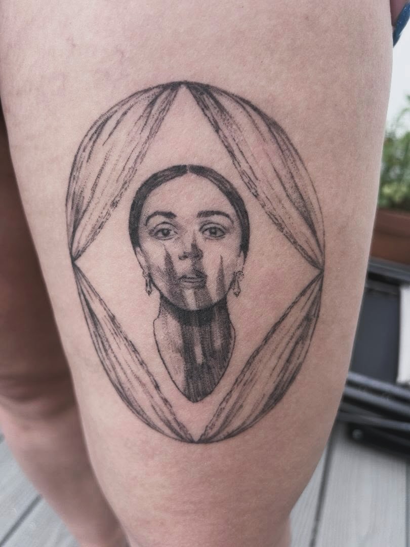 Tattoo by @sage.aries.ink — black_and_grey, realism