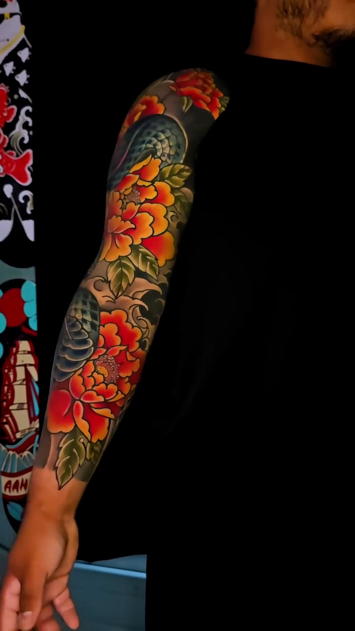 Tattoo by Israel Sanchez, Los Angeles, CA