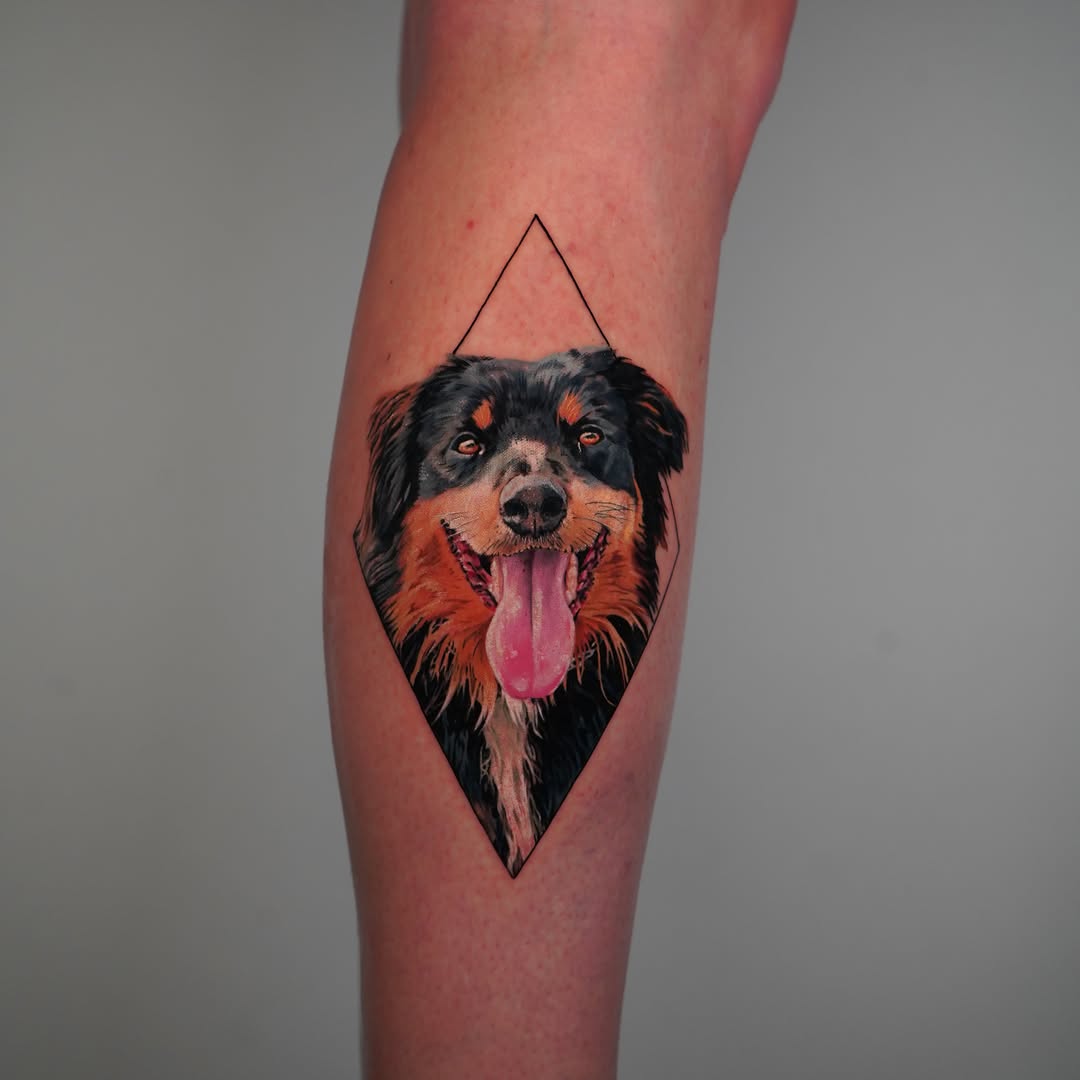 Tattoo by @inkidu_drew — realism, black_and_grey