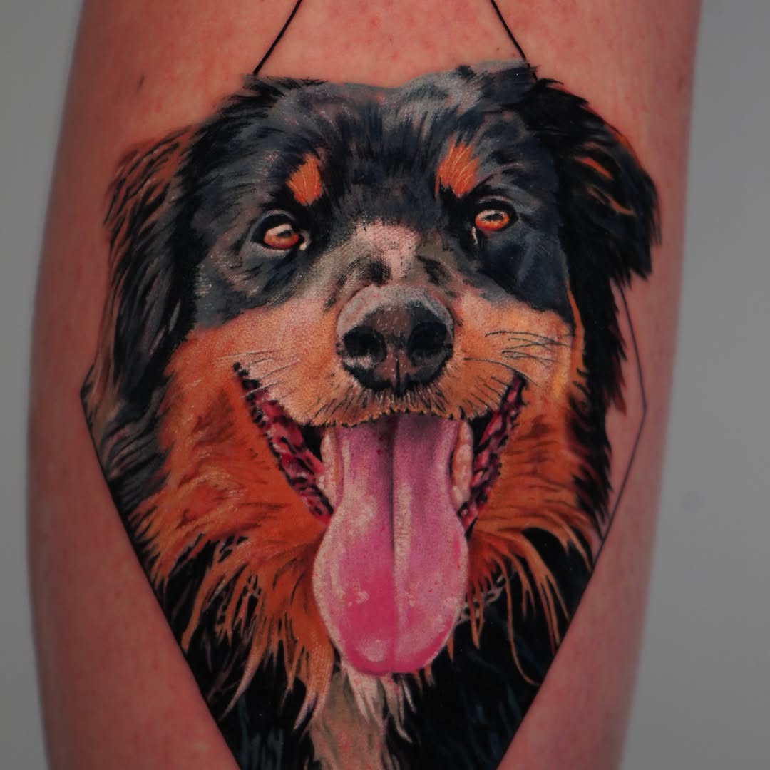Tattoo by @inkidu_drew — realism, black_and_grey