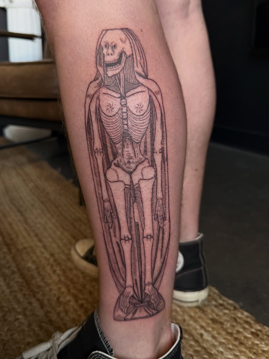 Tattoo by @artfulrebellion_ink — black_and_grey, illustrative