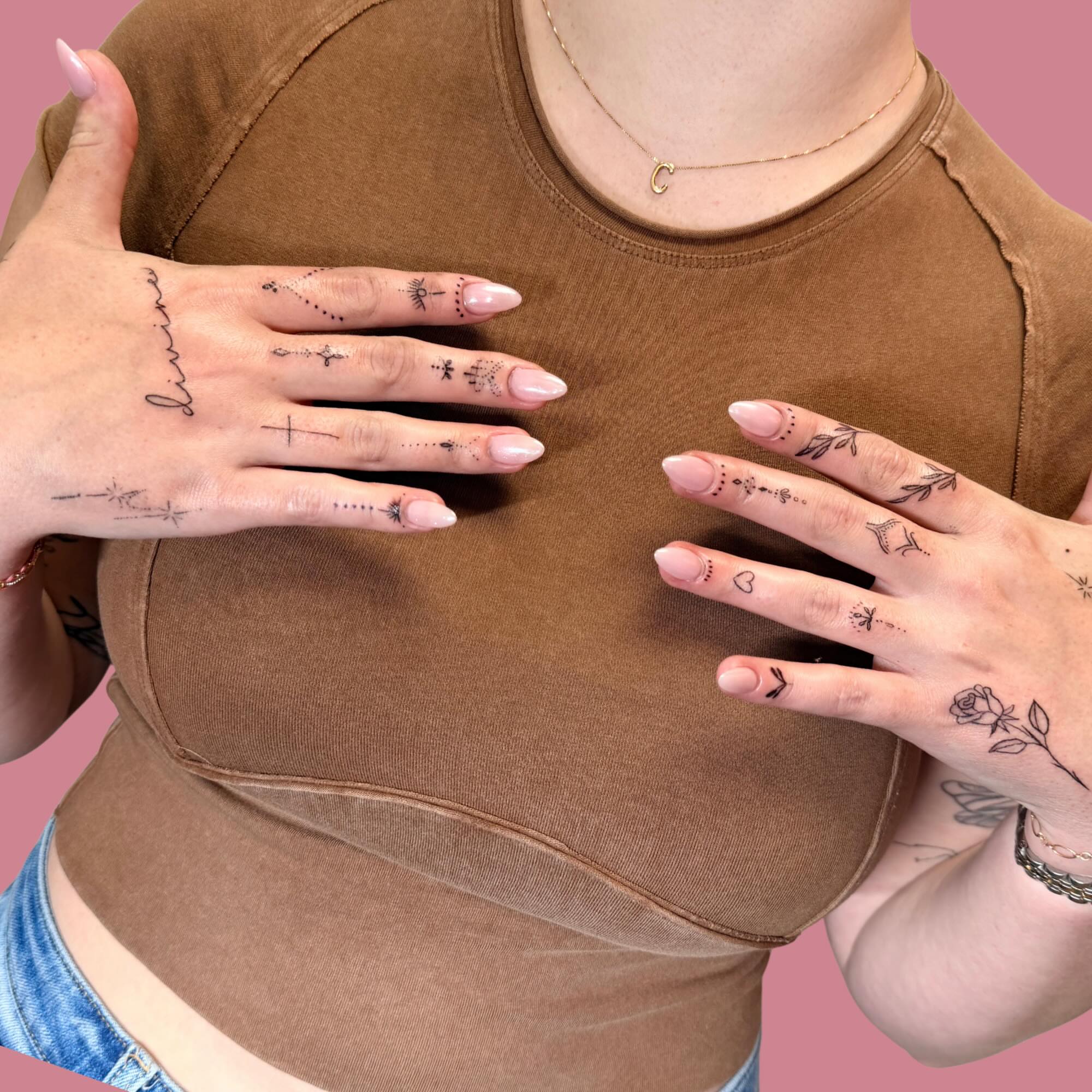 Hand tattoos dotwork tattoo on the hand by Ashlee Burkey