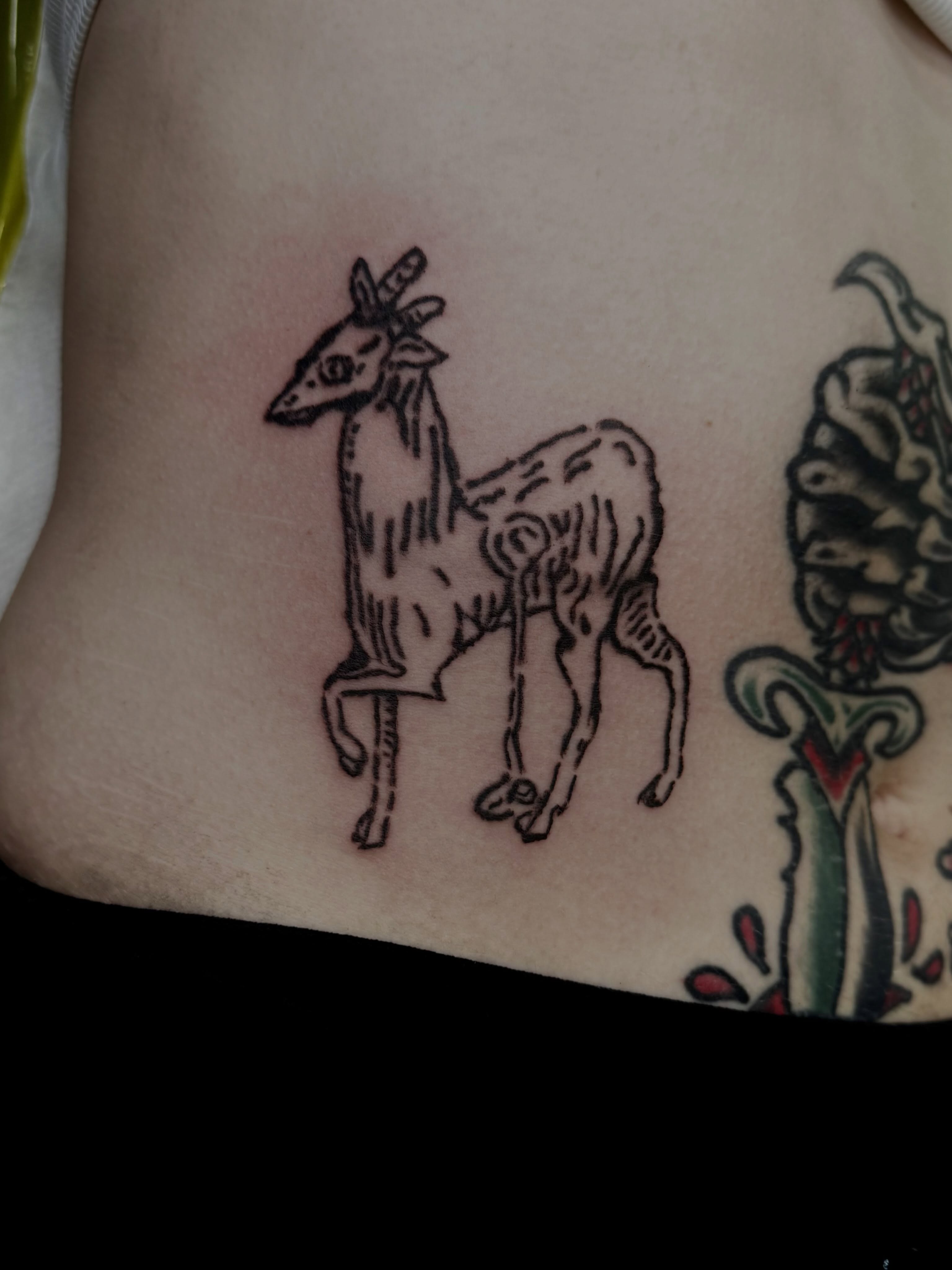 Tattoo by @fkry_tattoo — black_and_grey