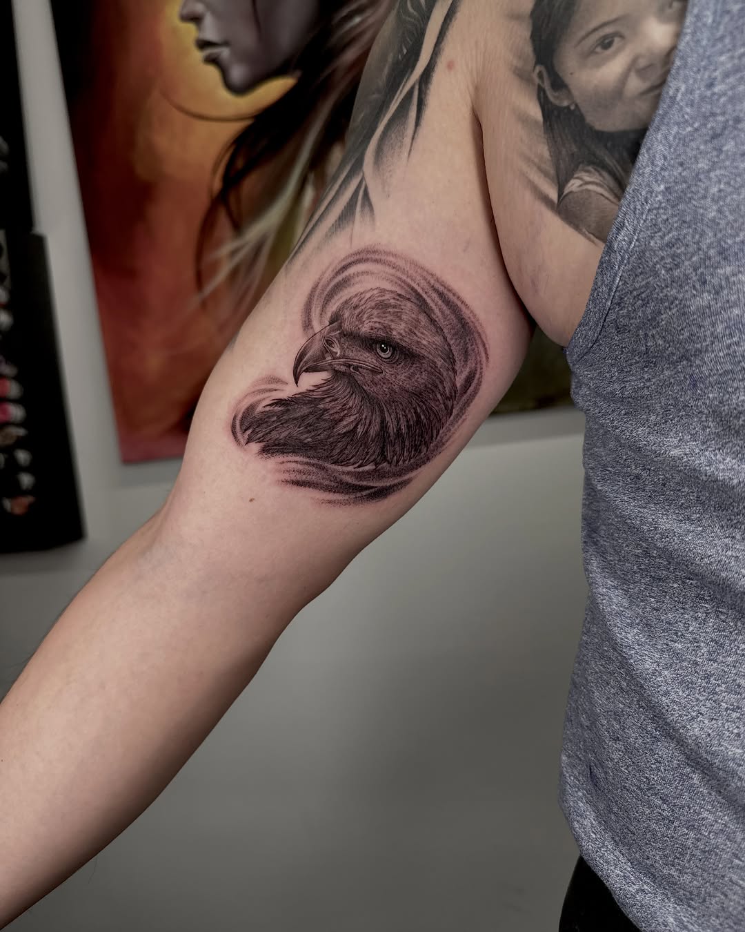 Tattoo by @dayana_tattooartist — realism, black_and_grey
