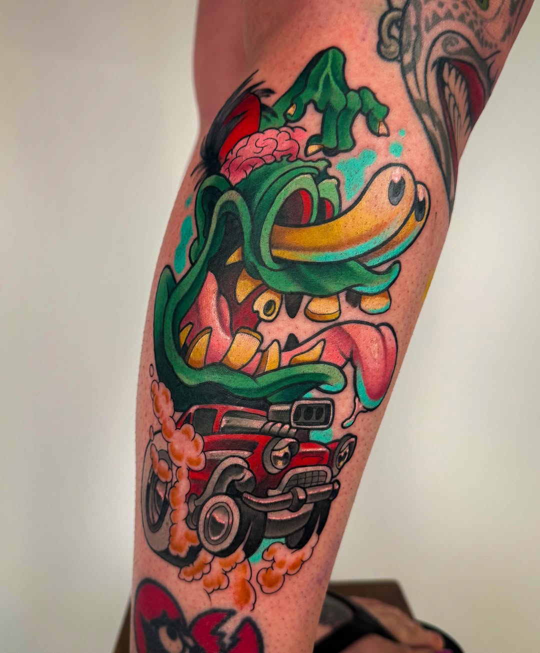 Tattoo by @babcocktattoo — new_school, american_traditional