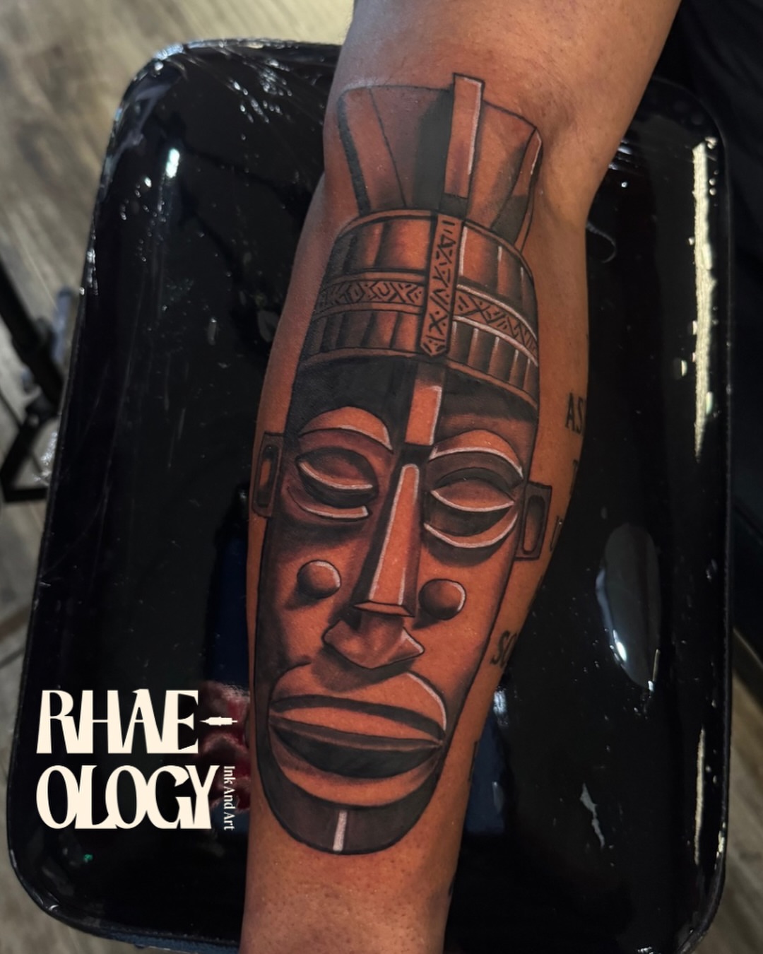 Tattoo by @rhae_ology — realism, black_and_grey