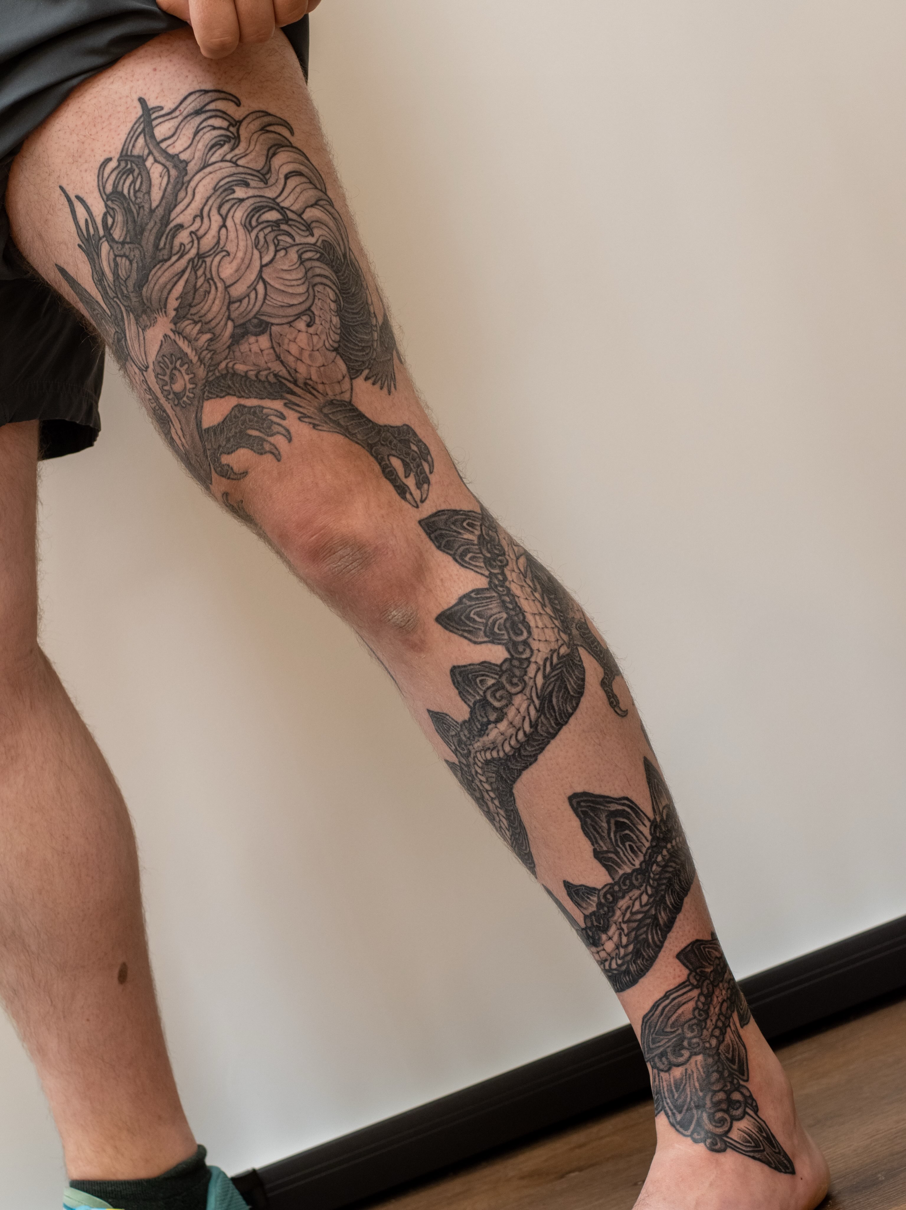 Tattoo by @katie.the.chiang — black_and_grey