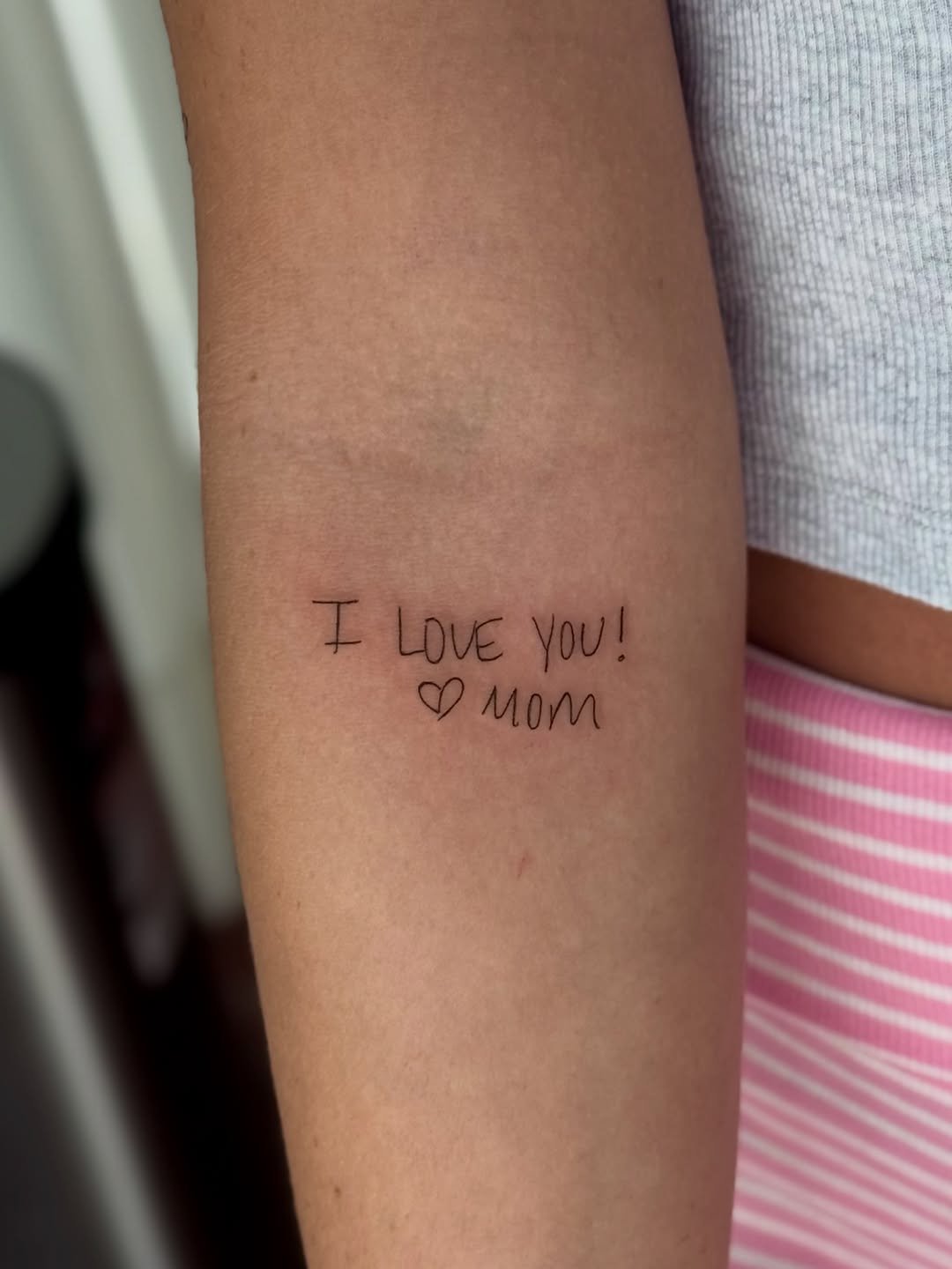 Tattoo by @daintydetailsbyalyssa — lettering_script, fine_line