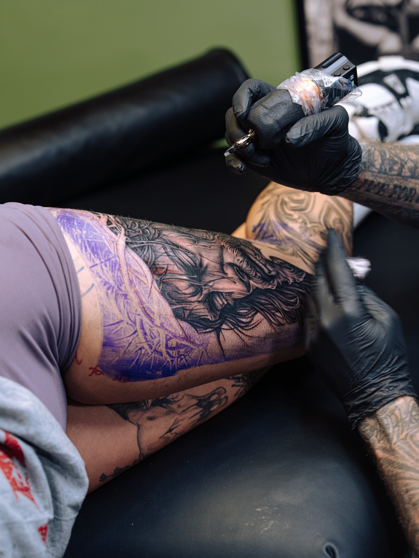 Tattoo by @tattooray — realism, dark_realism