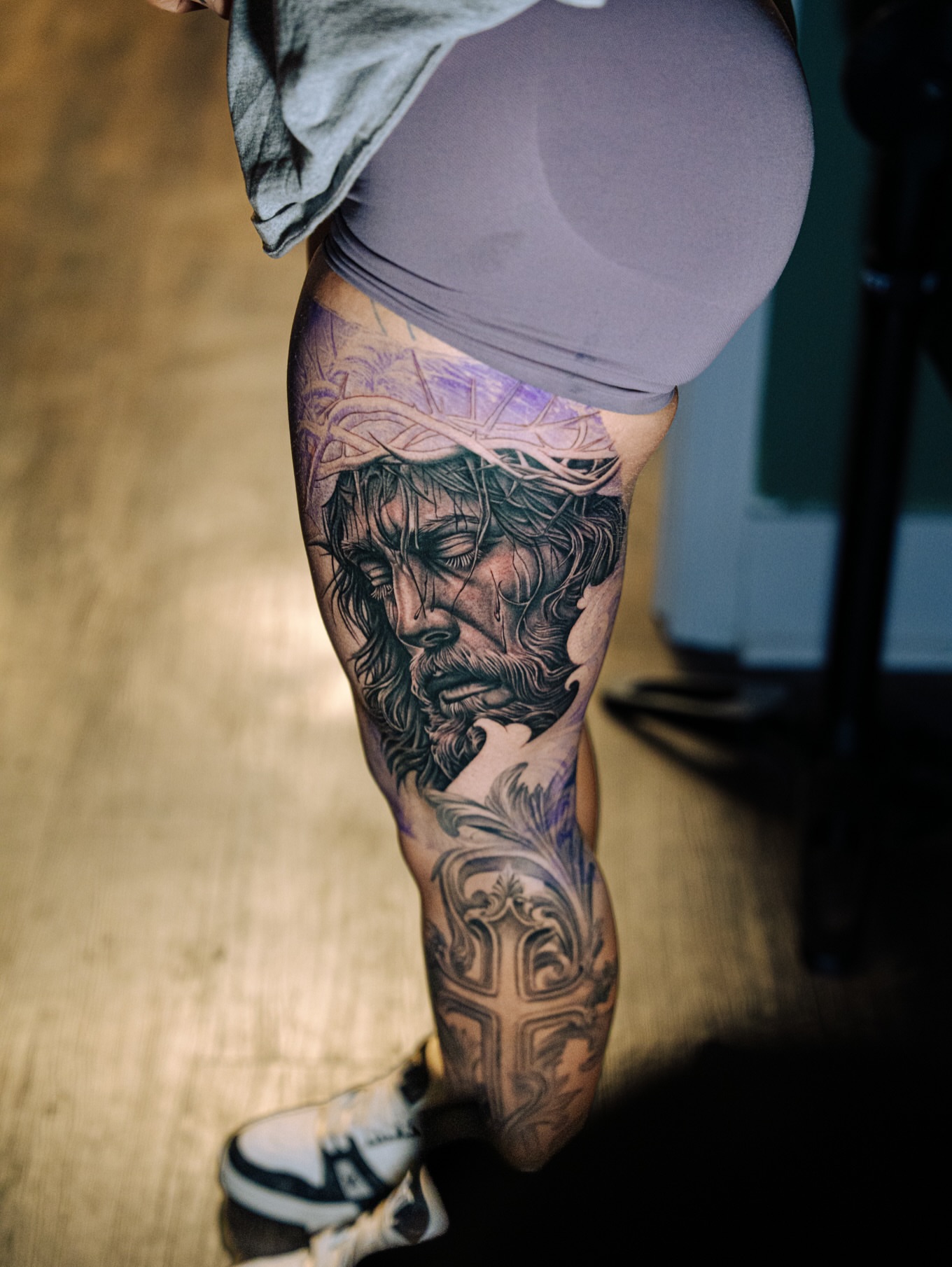 Tattoo by @tattooray — black_and_grey, realism