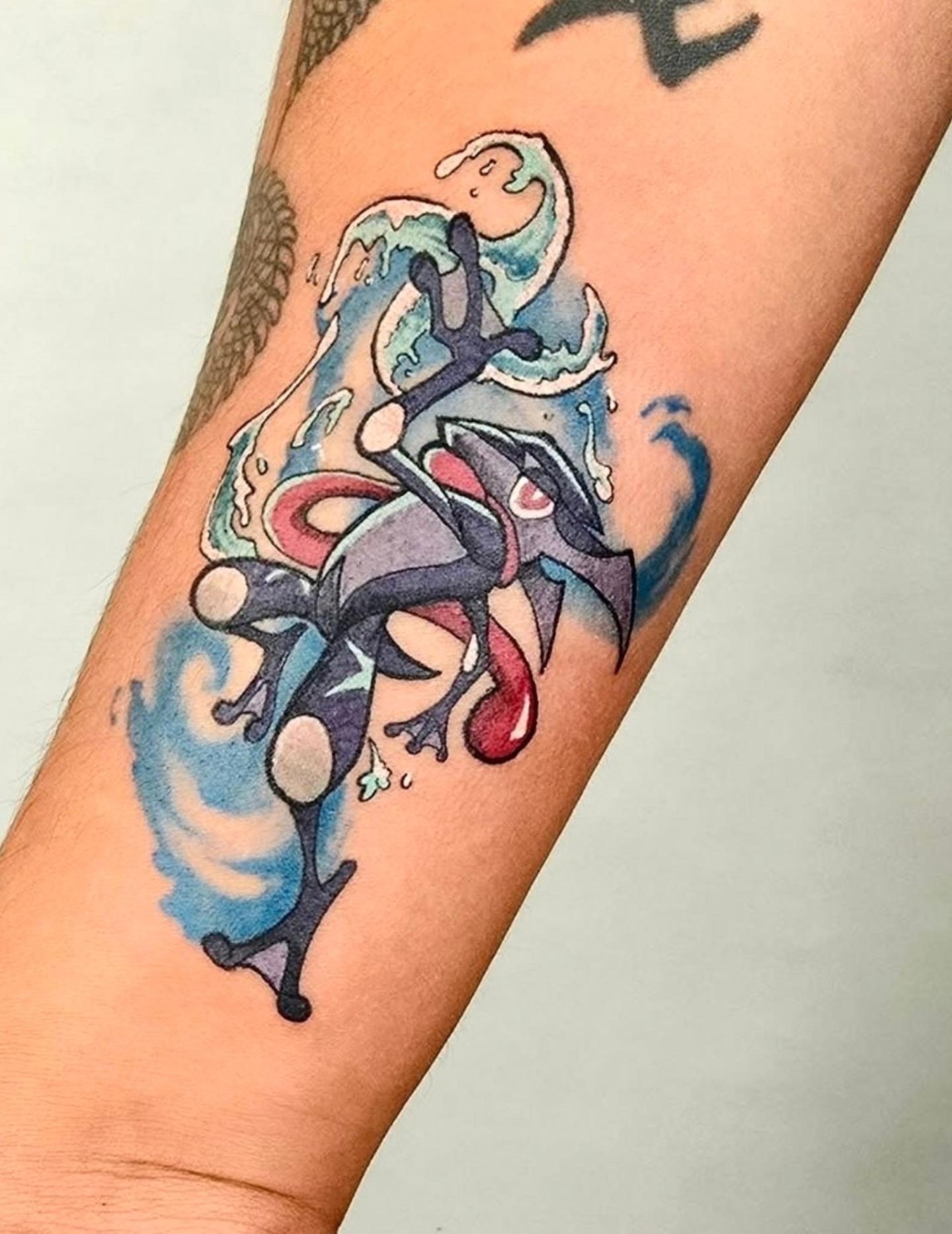 Tattoo by @dragonrock_tattoos — watercolor