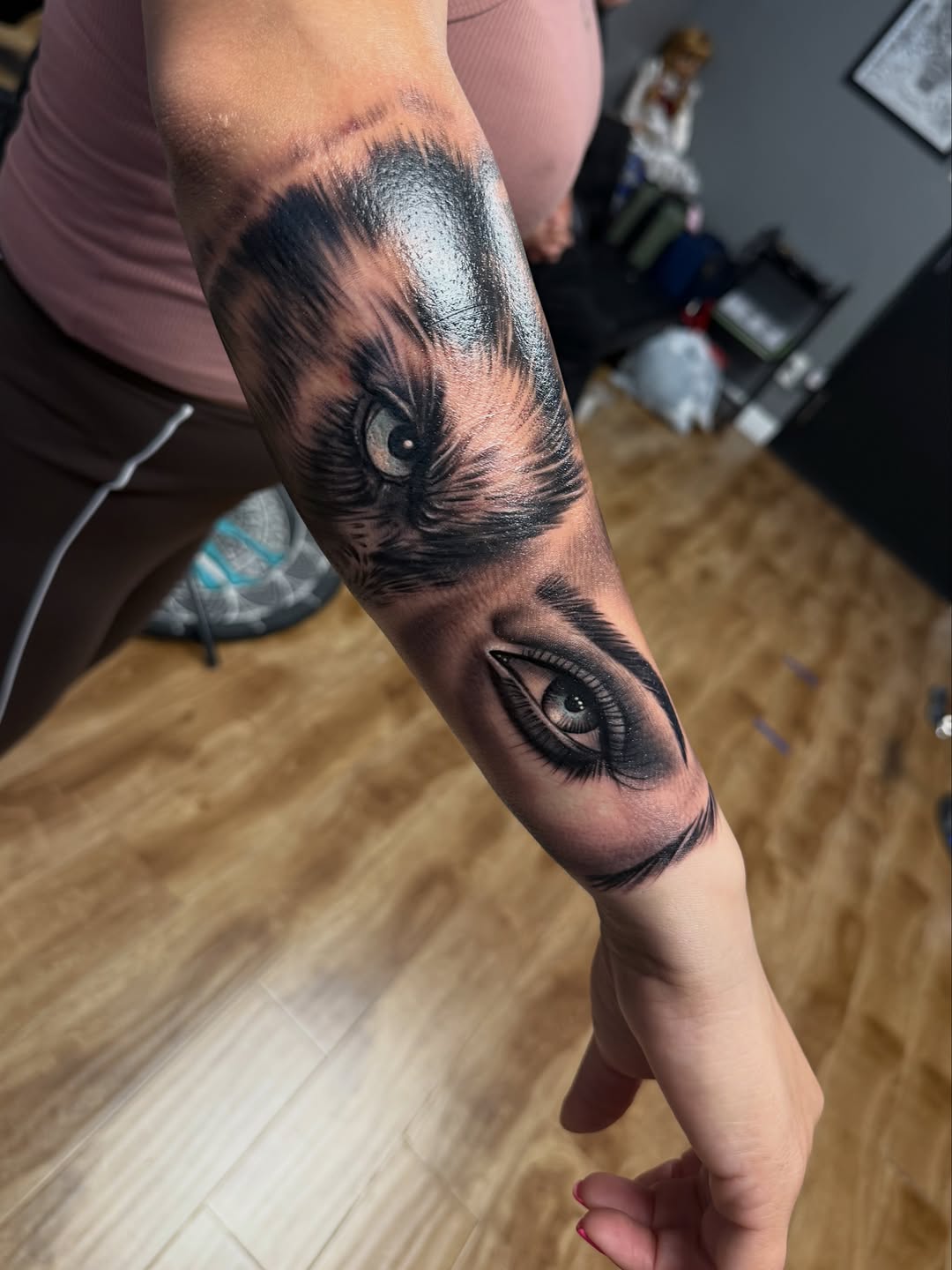 Tattoo by @alexusregina_ β realism, black_and_grey