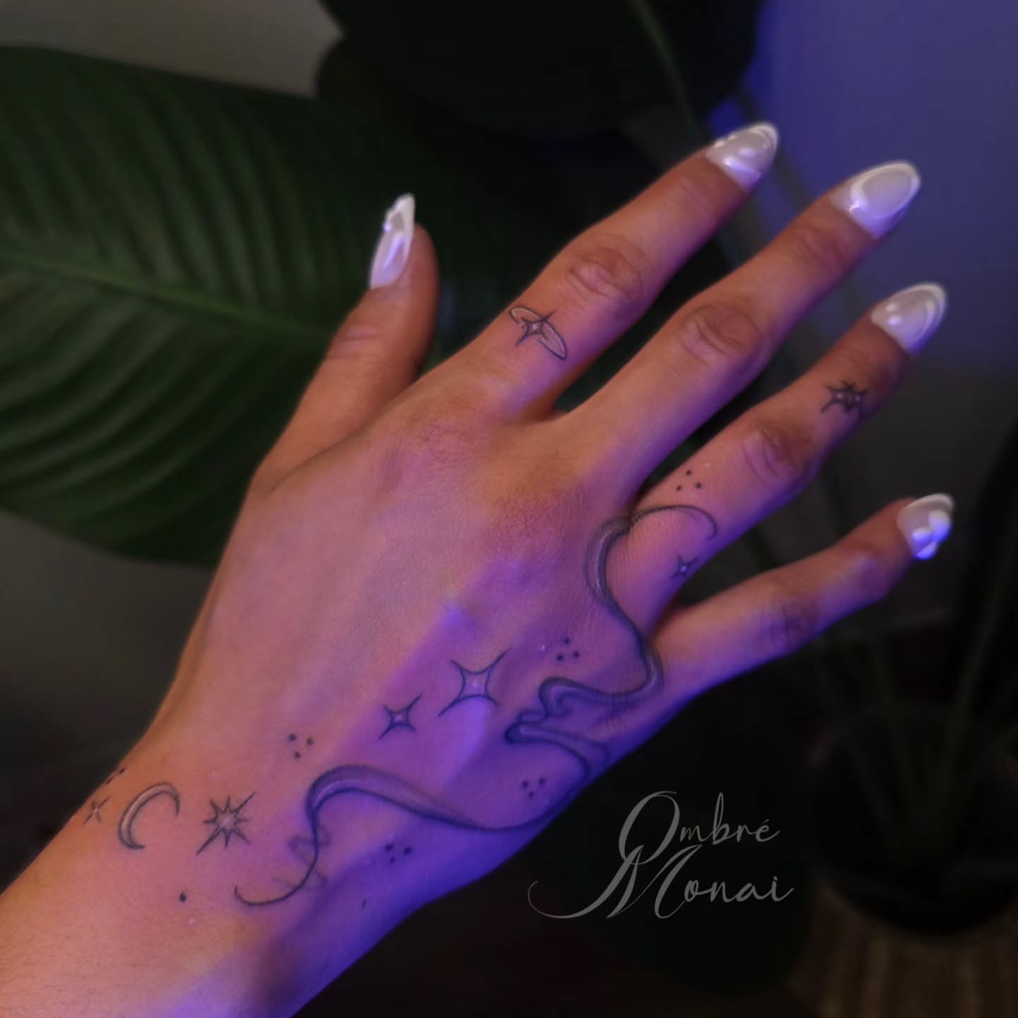 Tattoo by @ombre.monai — dotwork, minimalist