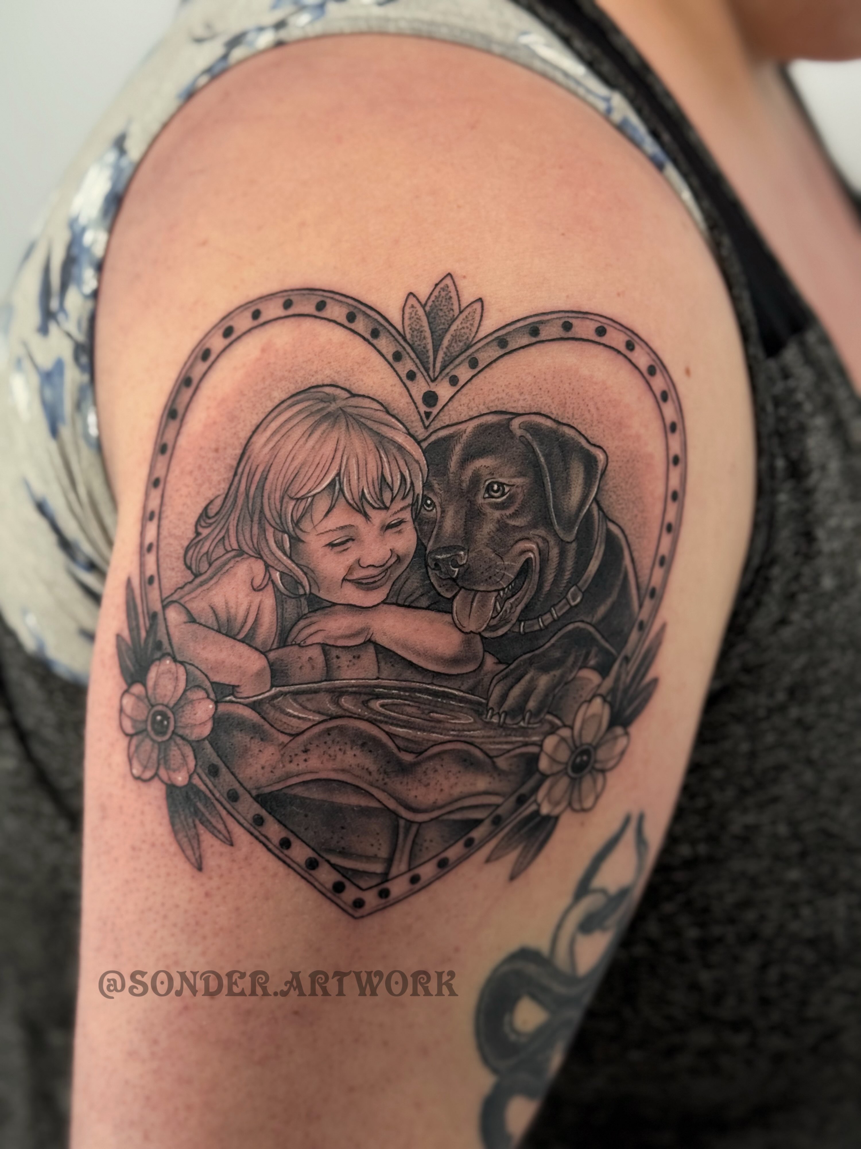 Tattoo by @flying_tiger_social_club — black_and_grey, realism