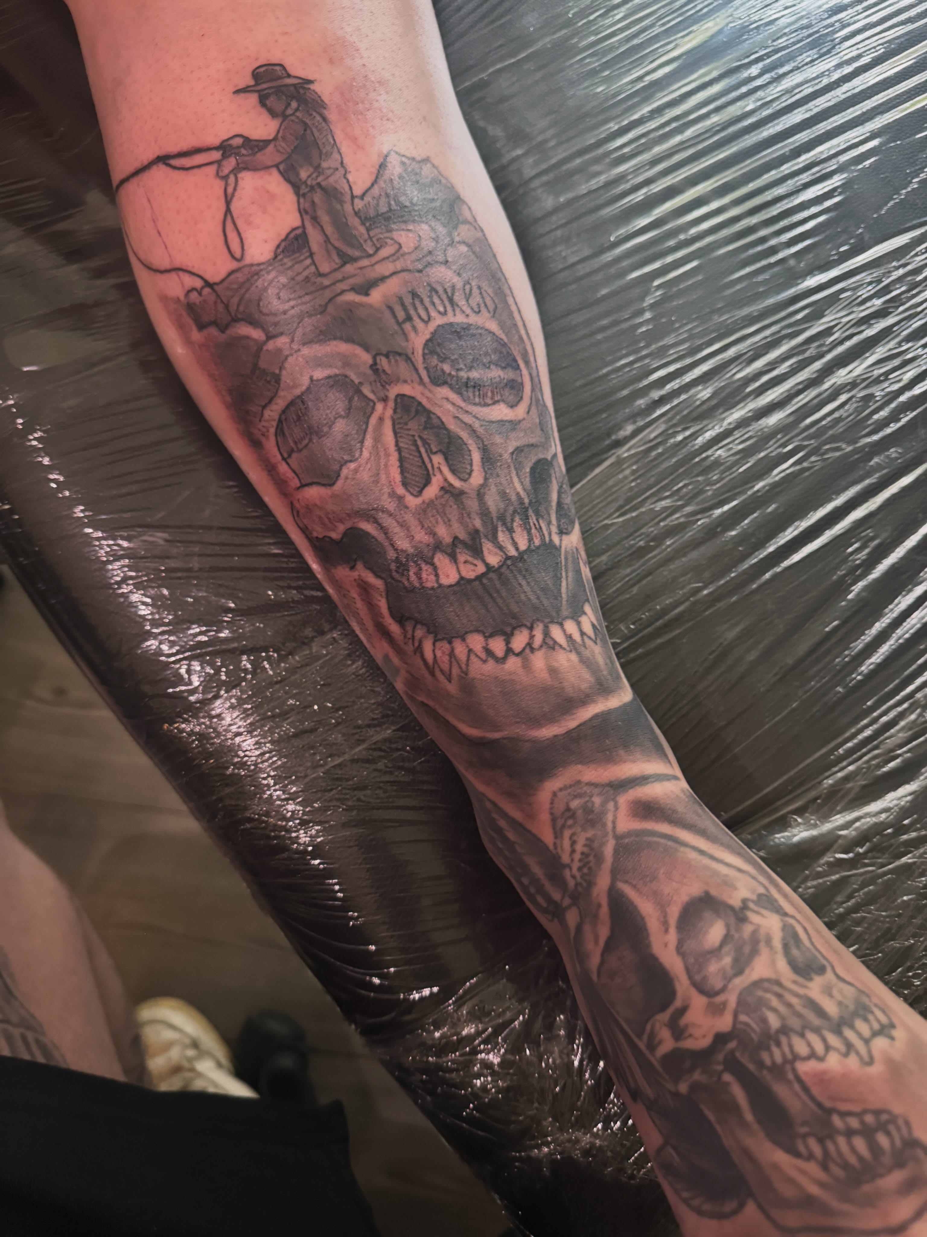 Tattoo by @leaveswithink — realism, dark_realism