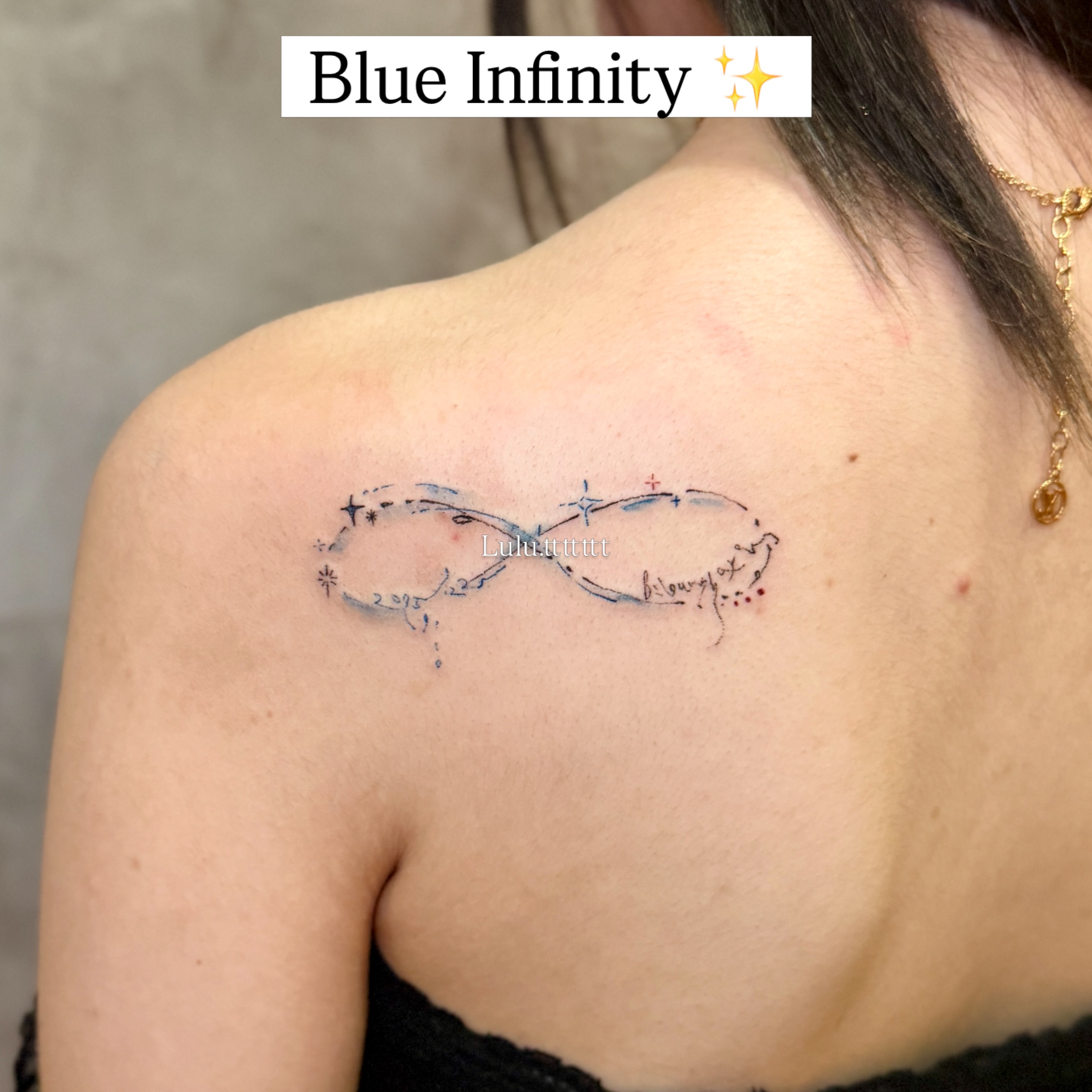 Tattoo by @lulu.ttttttt — watercolor
