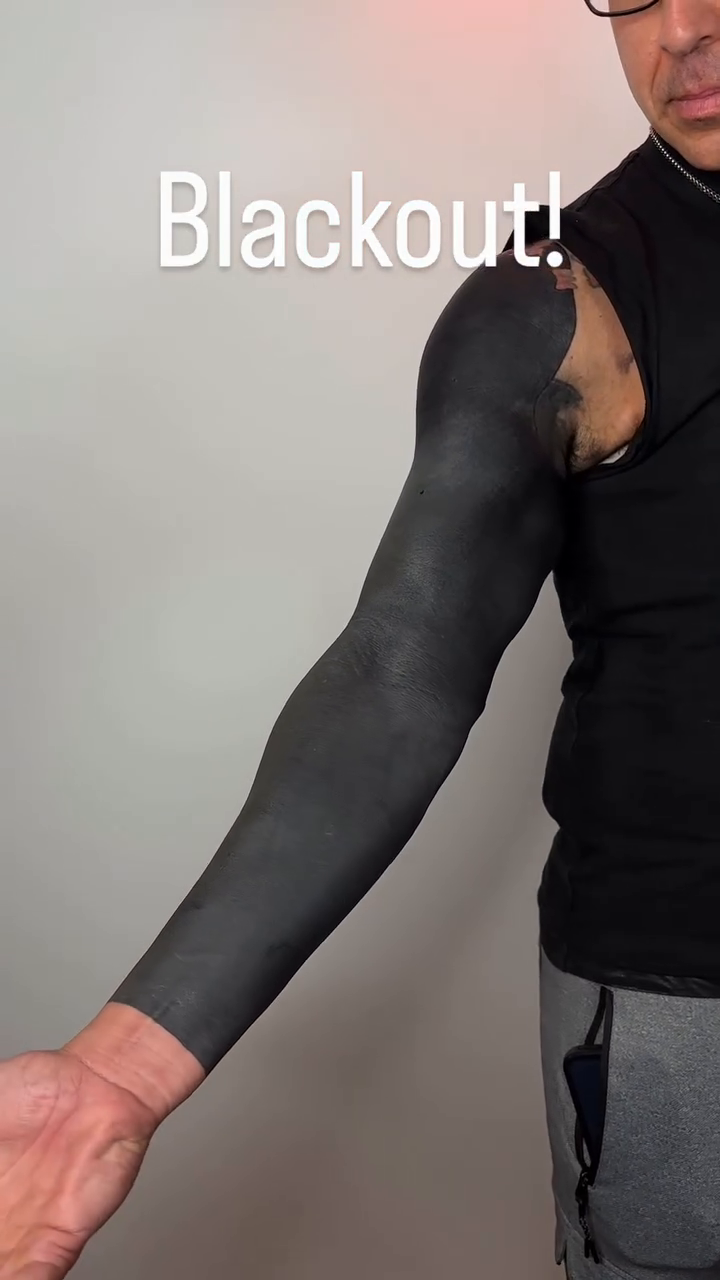 Tattoo by @ericharetattoo — blackwork
