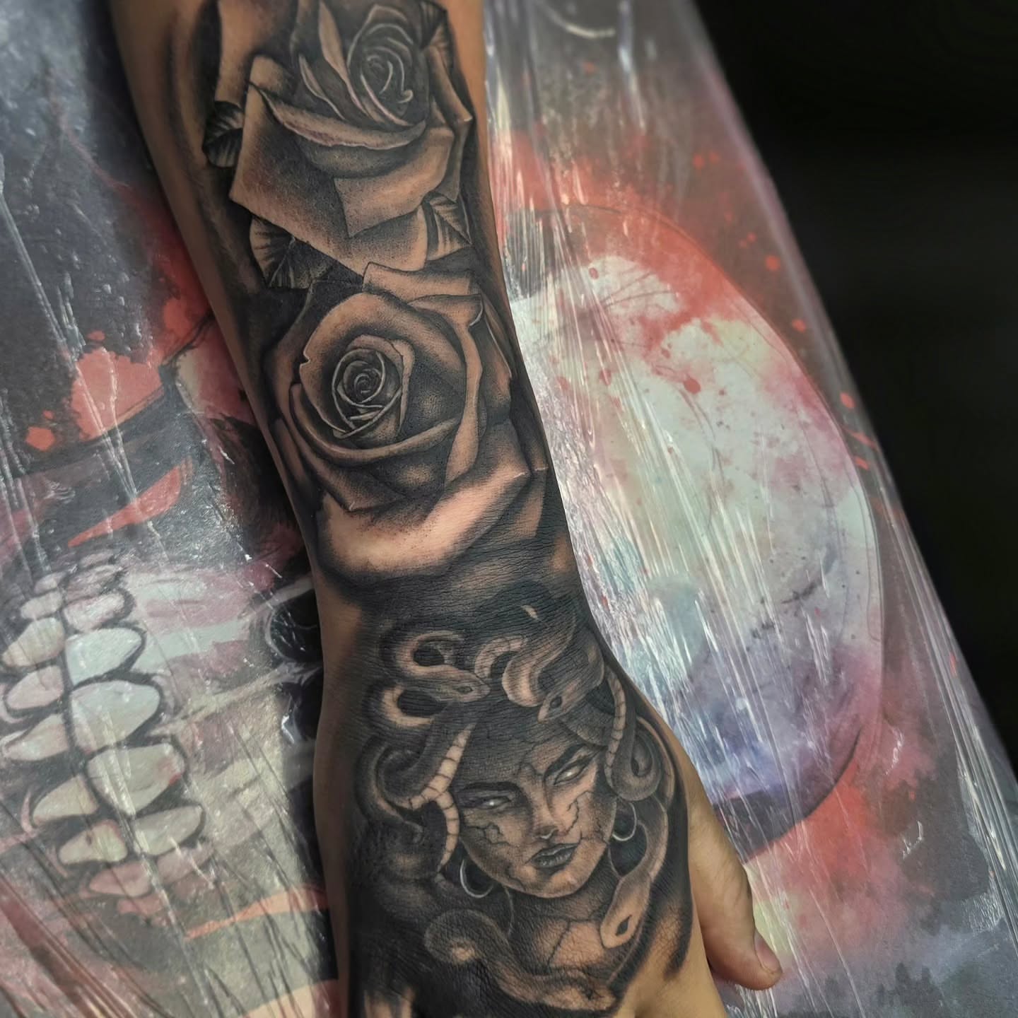Tattoo by @mike_hambright_tattoos — black_and_grey, realism