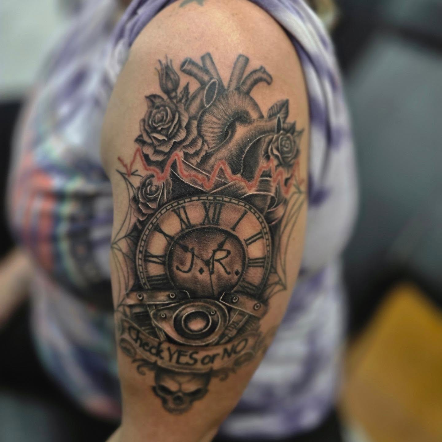 Tattoo by @mike_hambright_tattoos — black_and_grey, realism