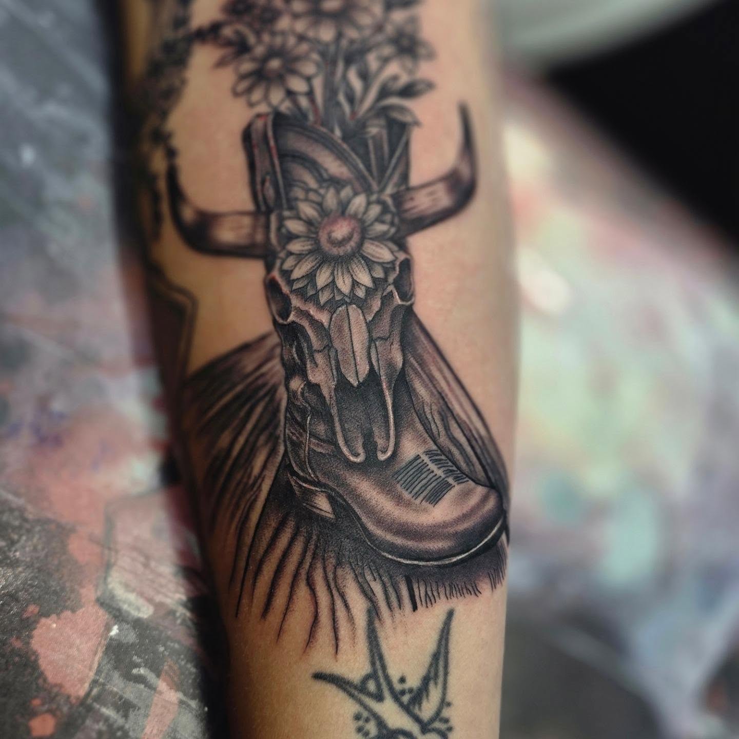 Tattoo by @mike_hambright_tattoos — black_and_grey, realism