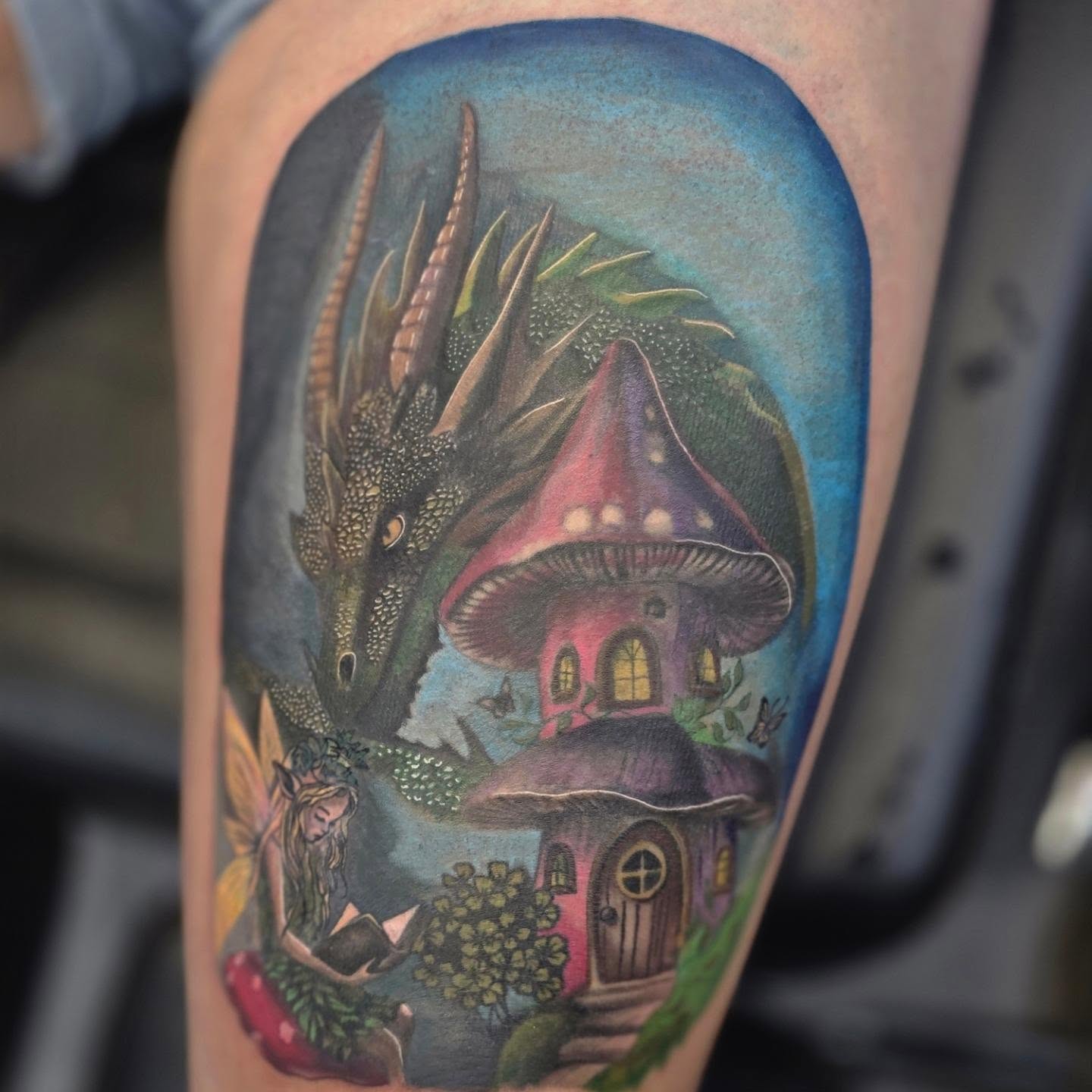 Tattoo by @mike_hambright_tattoos — illustrative, realism