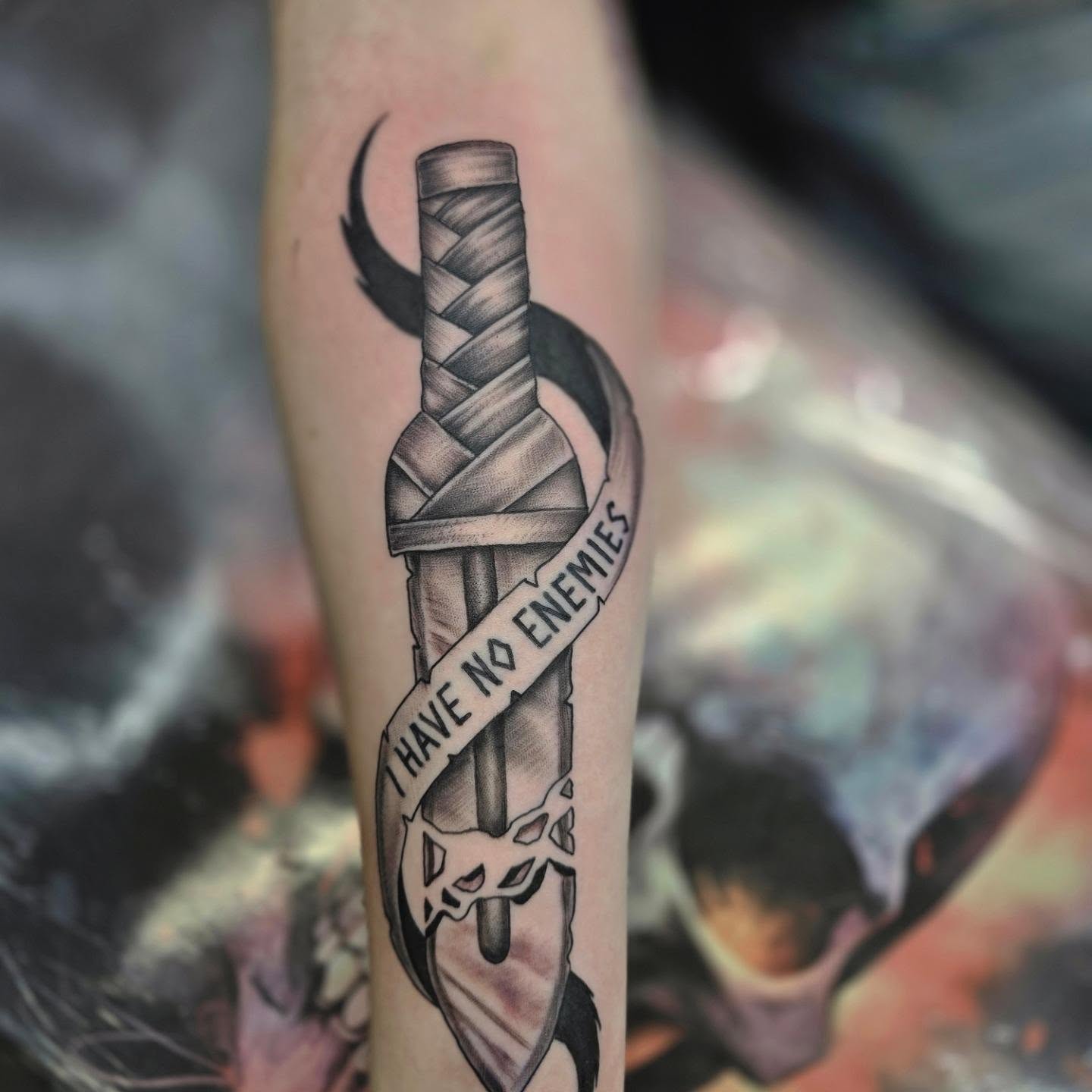 Tattoo by @mike_hambright_tattoos — black_and_grey