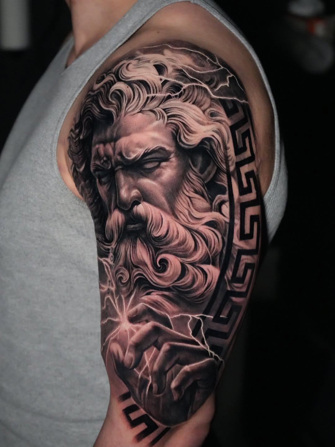 Tattoo work at Fort Wayne Tattoo Convention 2026