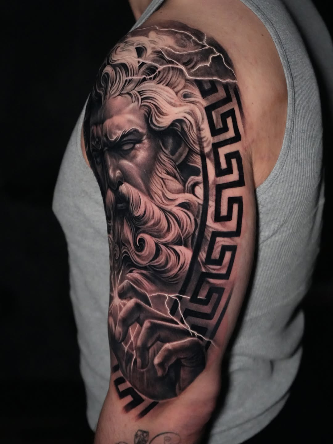 Tattoo work at Fort Wayne Tattoo Convention 2026