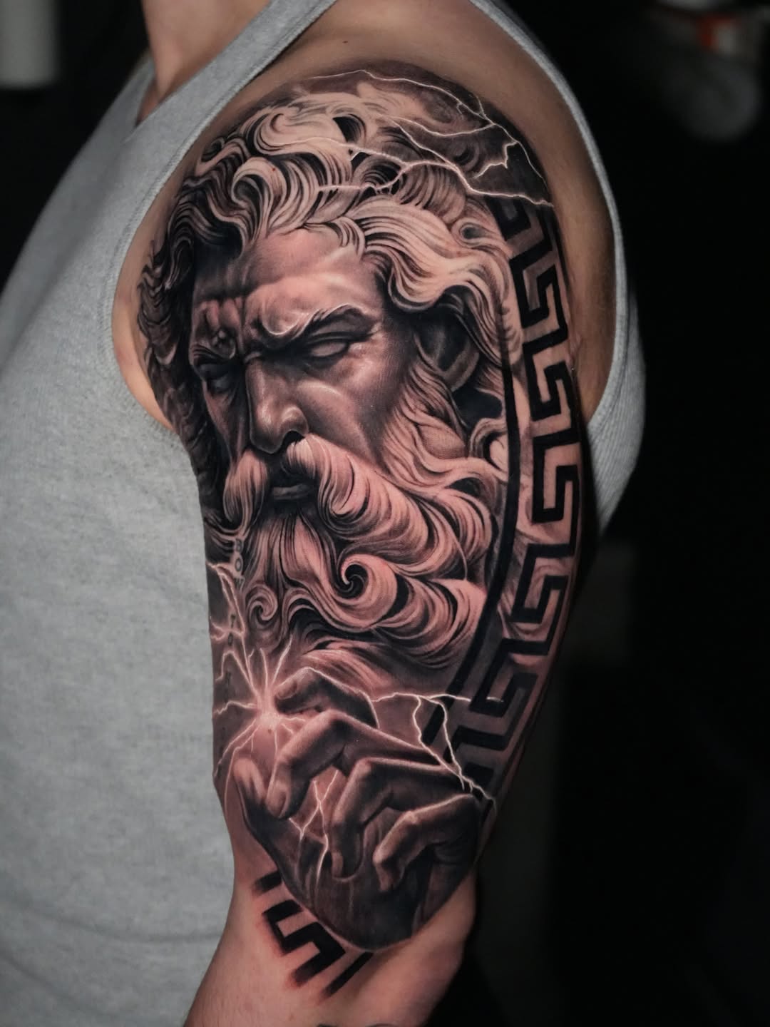 Tattoo work at Fort Wayne Tattoo Convention 2026
