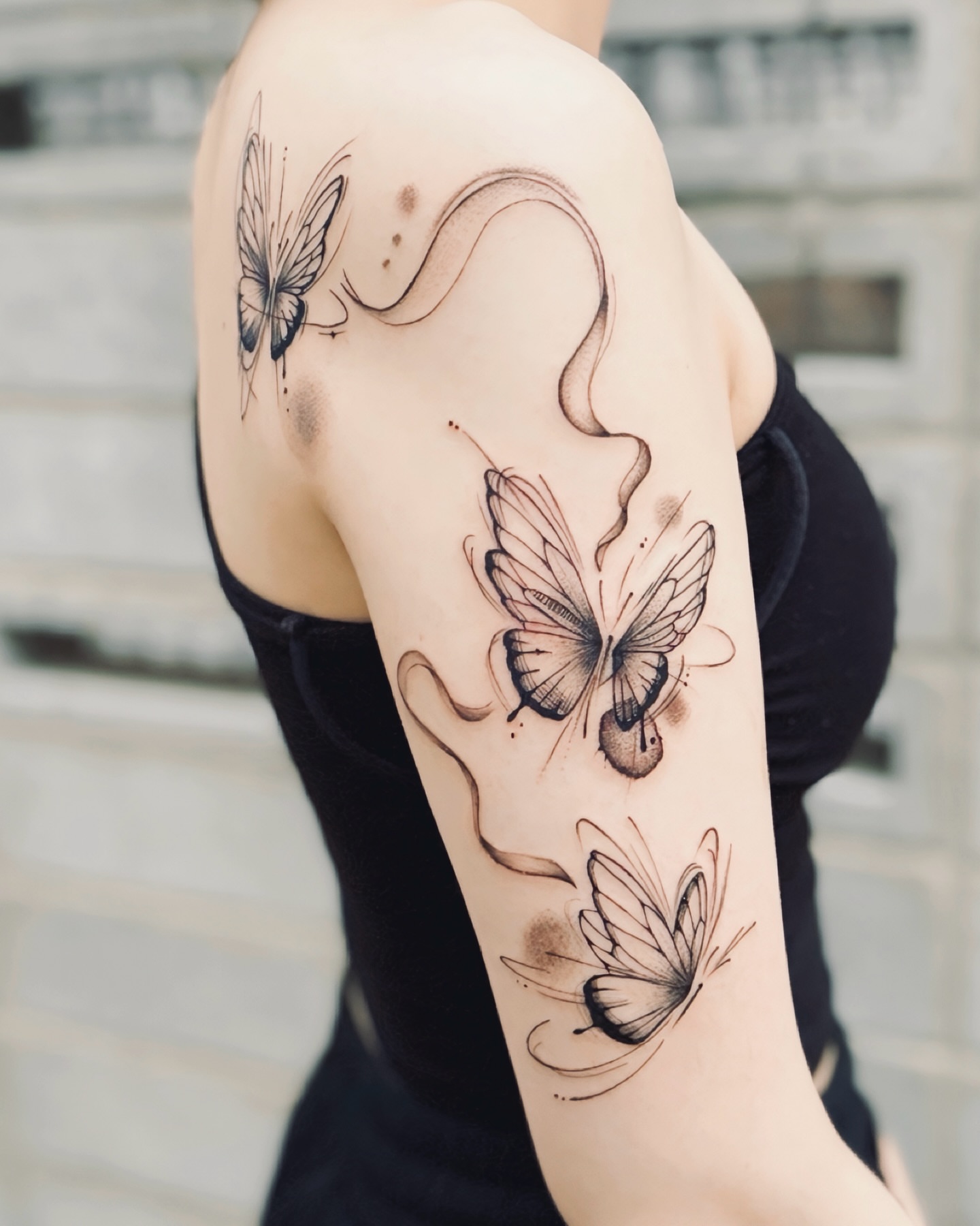 Tattoo by @tattooist_blanc — black_and_grey, realism