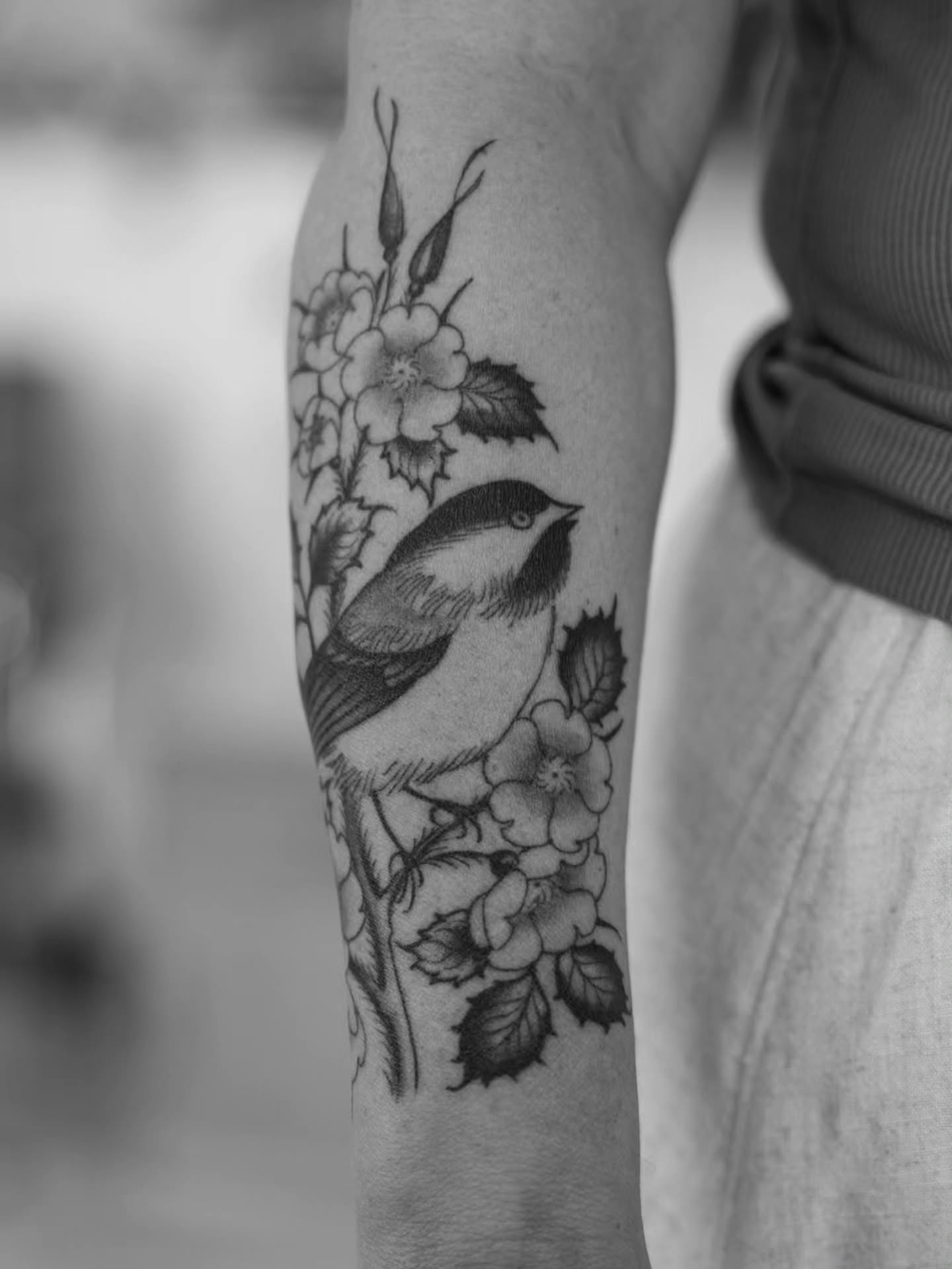 Tattoo by @bramadey — black_and_grey