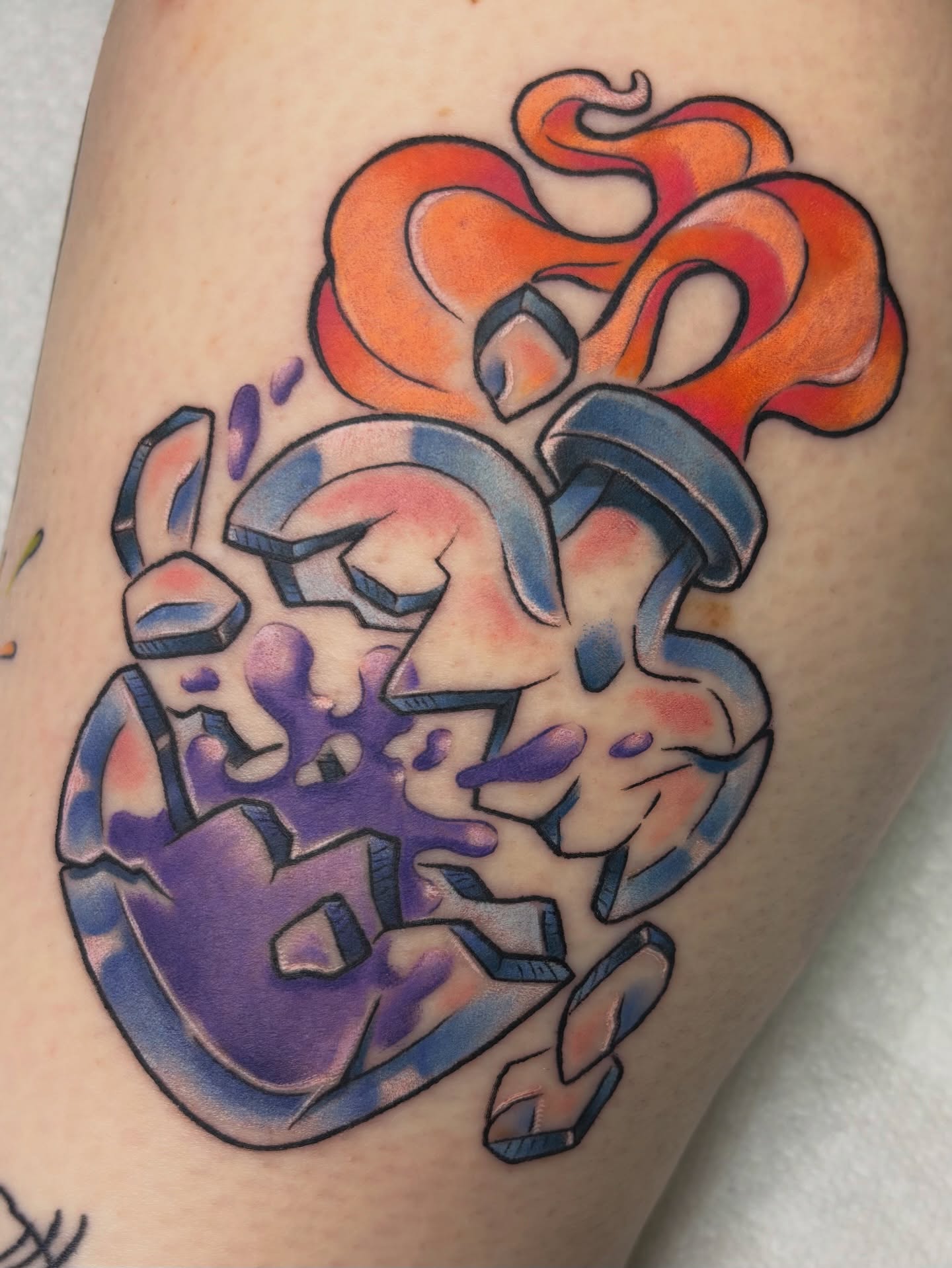Tattoo by @prettyboyart_ — new_school, geometric