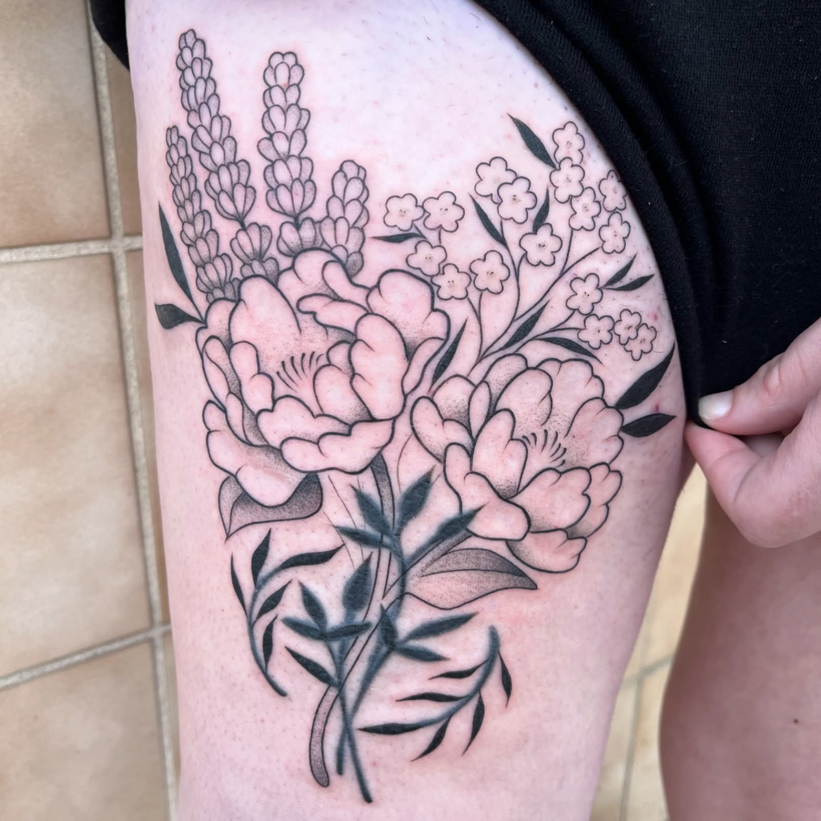 Tattoo by @inkneous — black_and_grey