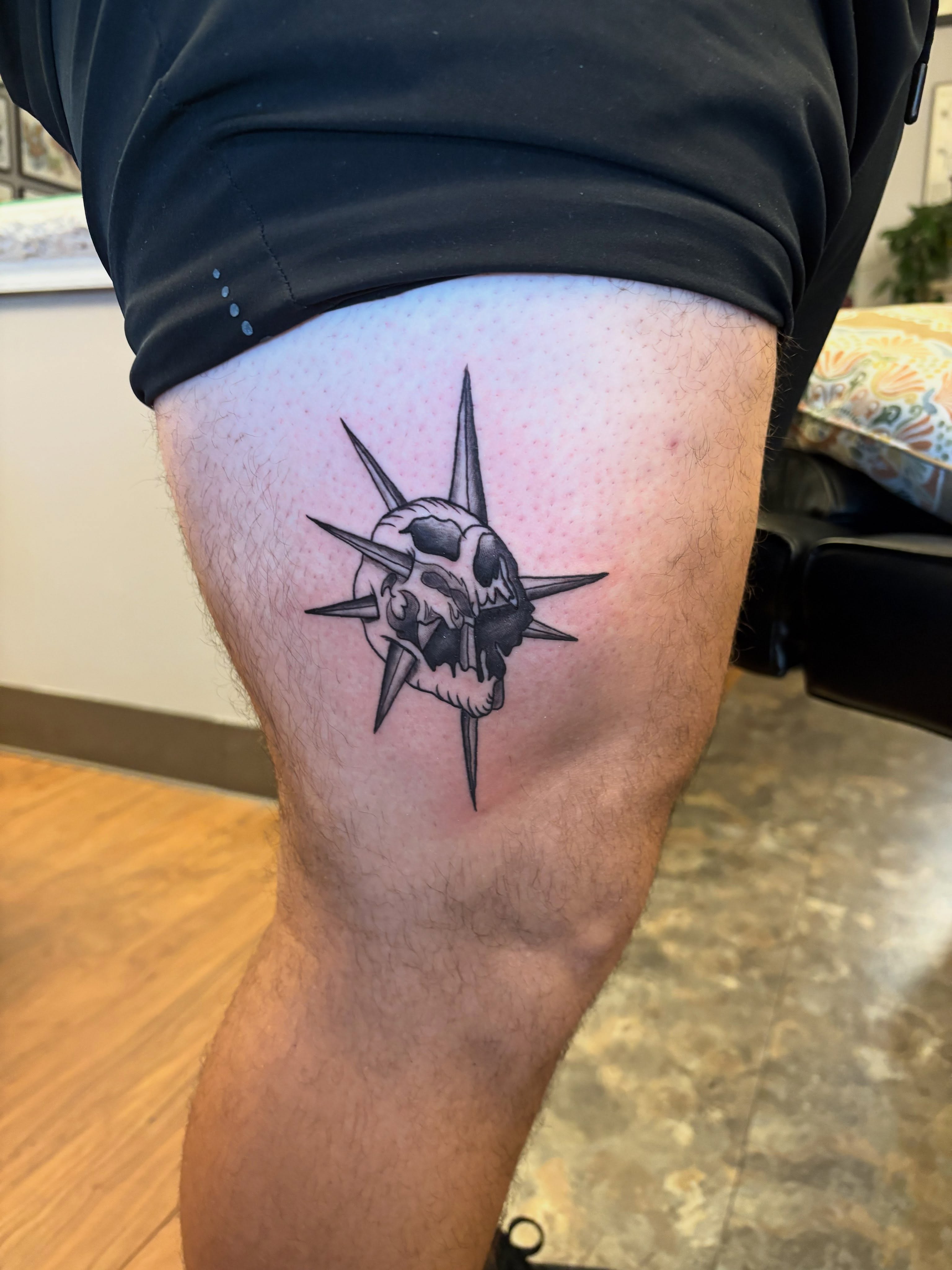 Tattoo by @lukeybtattoo — black_and_grey