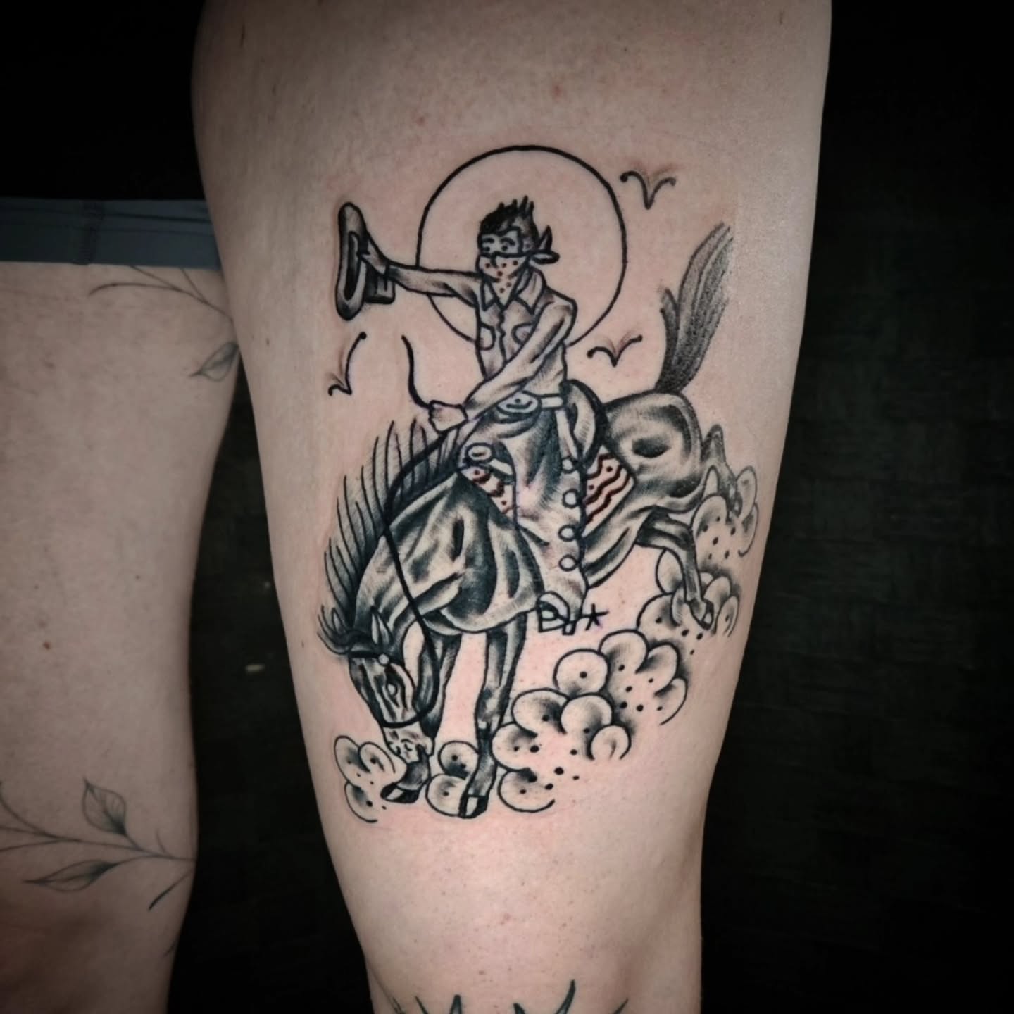 Tattoo by @celinaward — black_and_grey