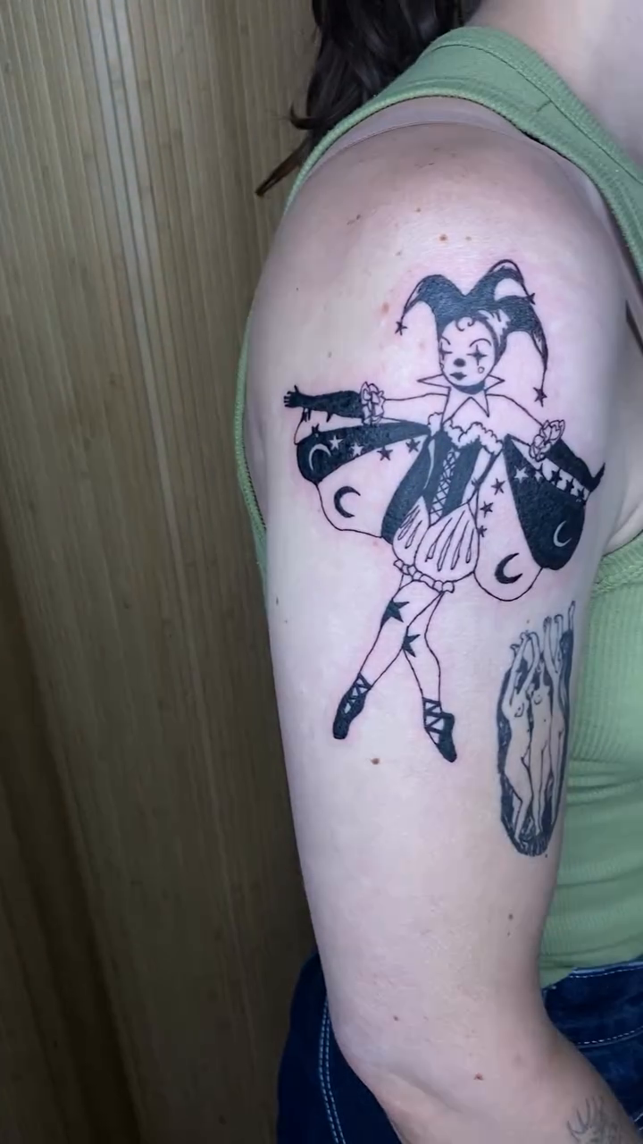 Tattoo by @spitfiregorltattoos — blackwork