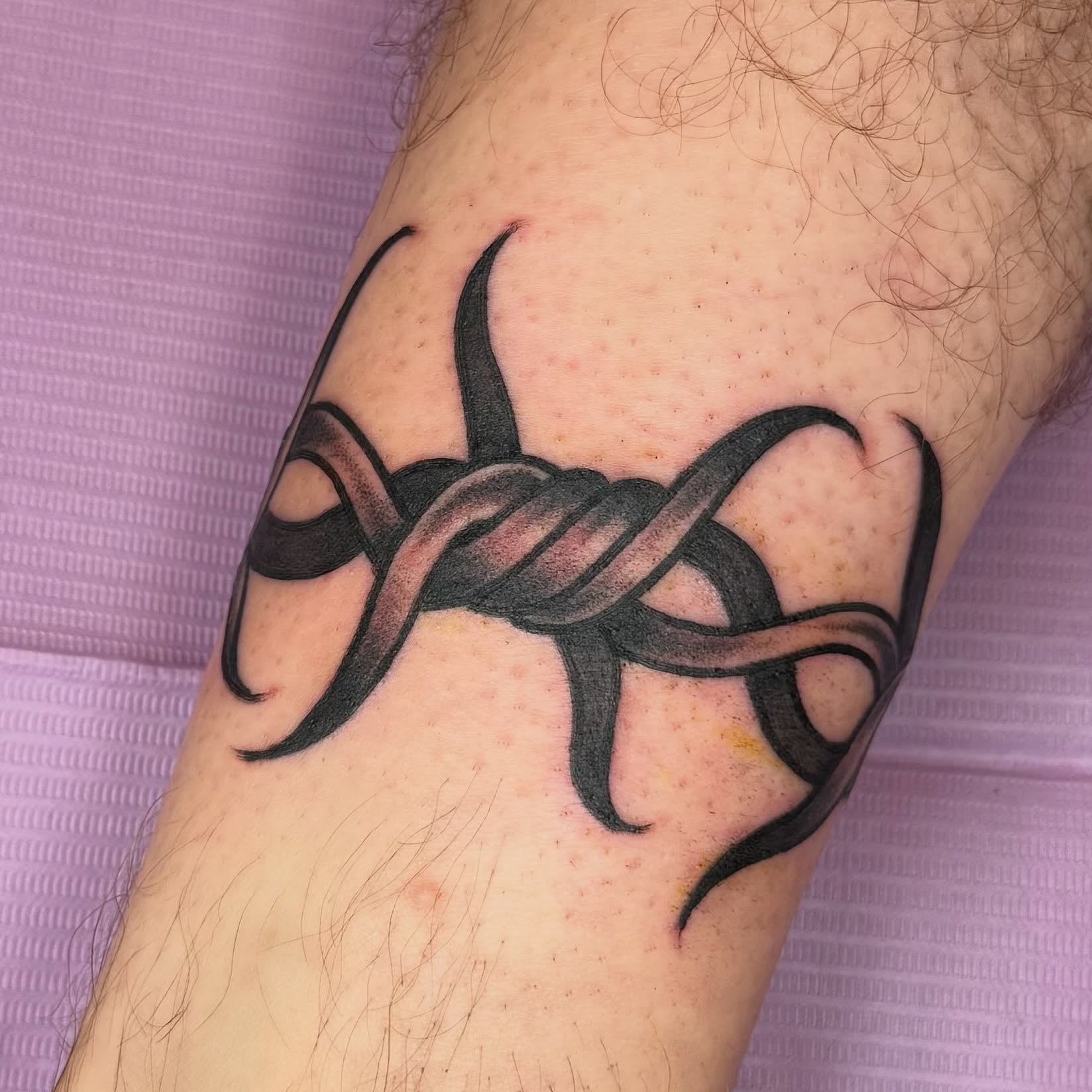 Tattoo by @meathookmanicure — black_and_grey