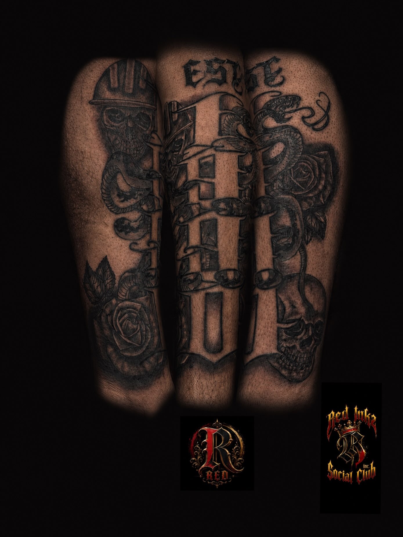 Tattoo by @red_inkz — black_and_grey, realism