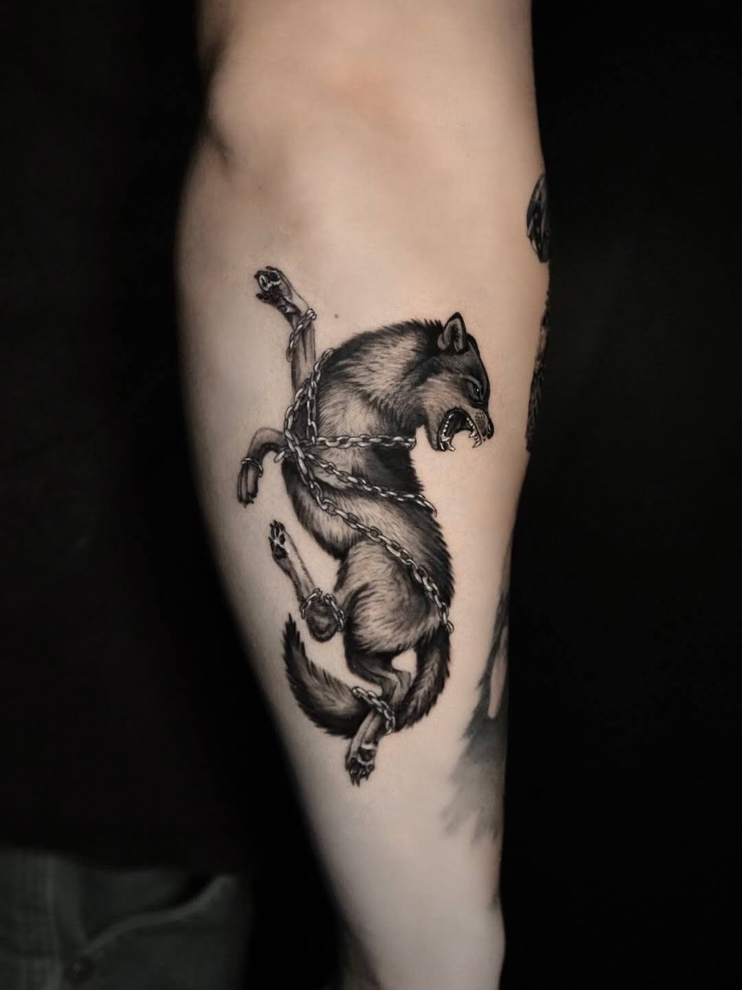 Tattoo by @anissatattoos β realism, black_and_grey
