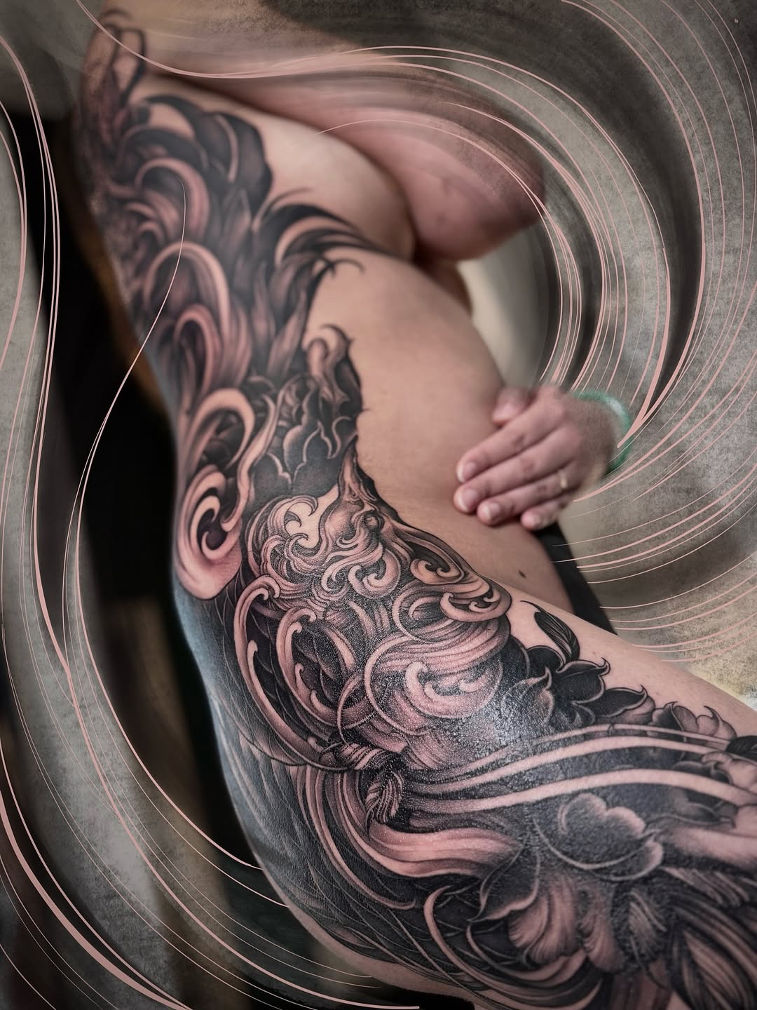 Tattoo by @jennal_wang — japanese_irezumi, black_and_grey