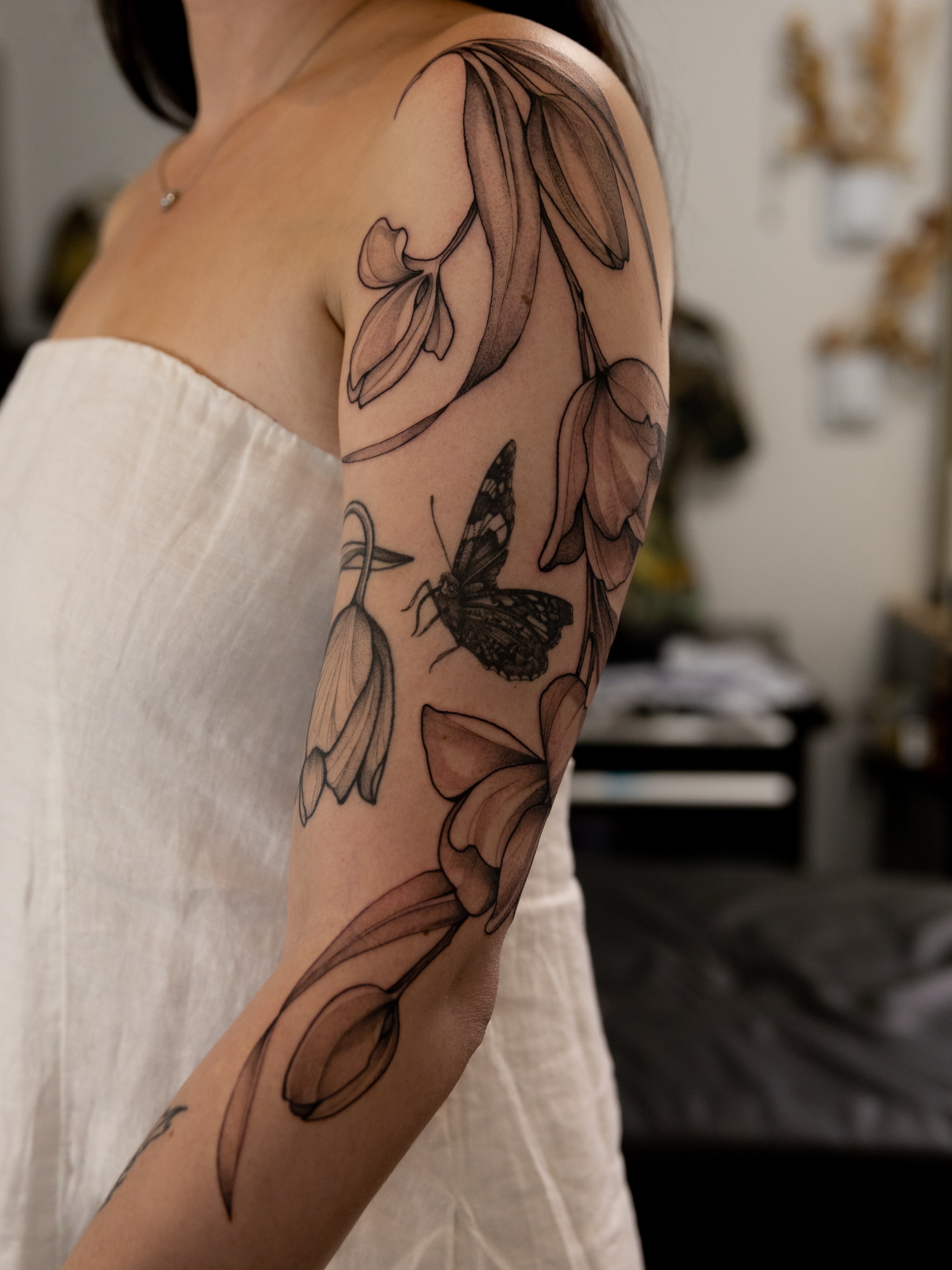 Tattoo by @trueedenstudio — black_and_grey