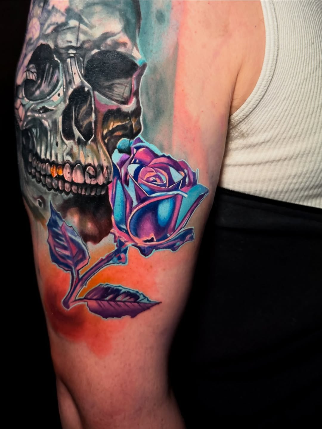 Tattoo by @inkmejohnny — realism, trash_polka