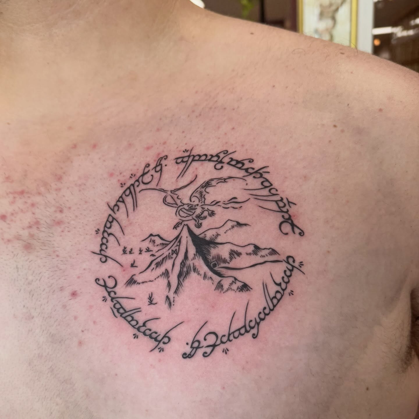 Tattoo by @luckyloutattoos — black_and_grey