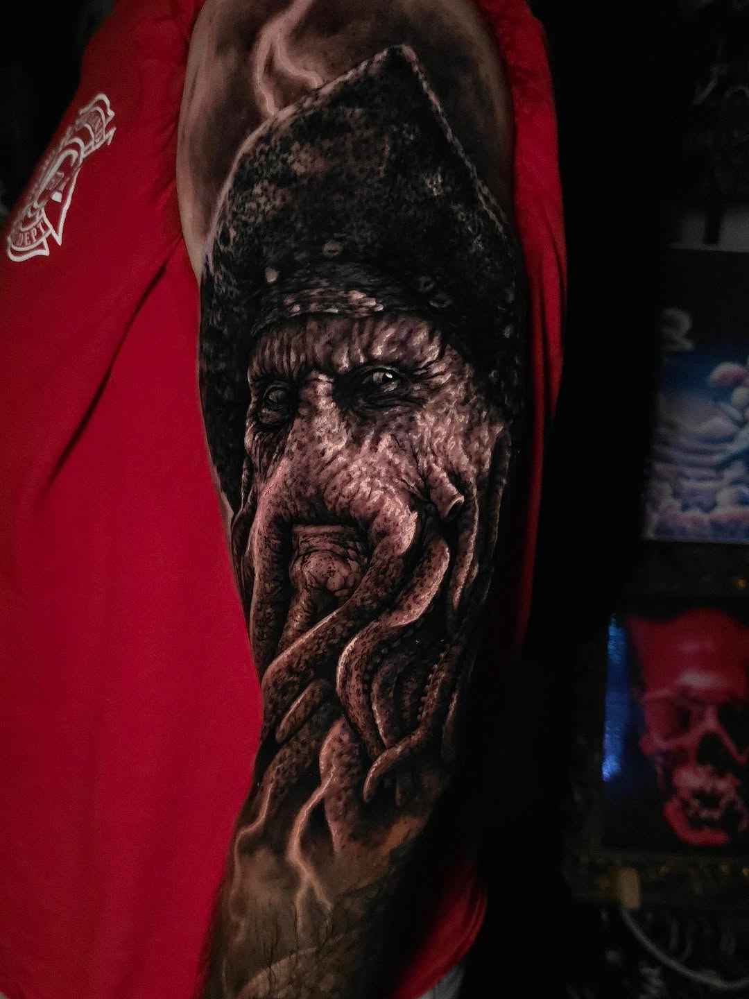 Tattoo by @david_rhapsody — realism, black_and_grey