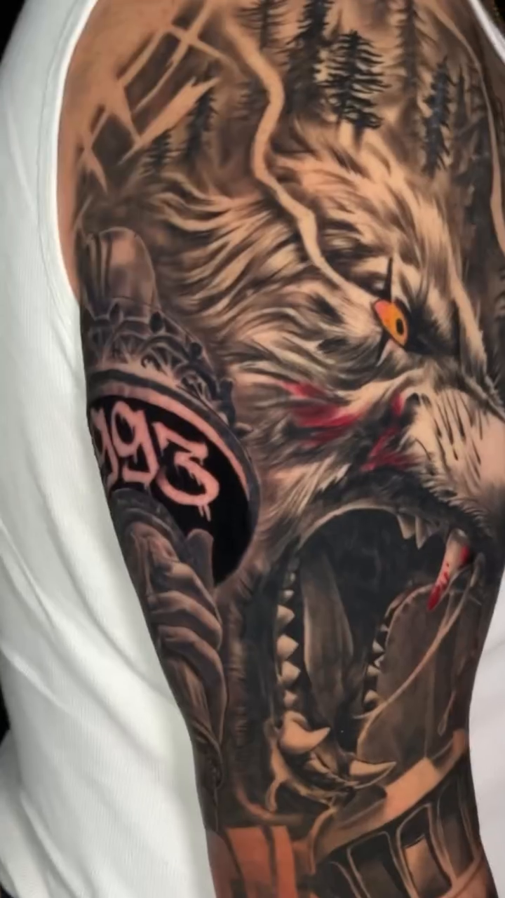 Tattoo by @arthurvolper — realism, black_and_grey