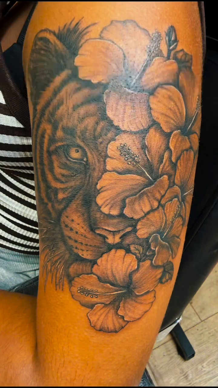Tattoo by @tattedby_nat — realism, black_and_grey