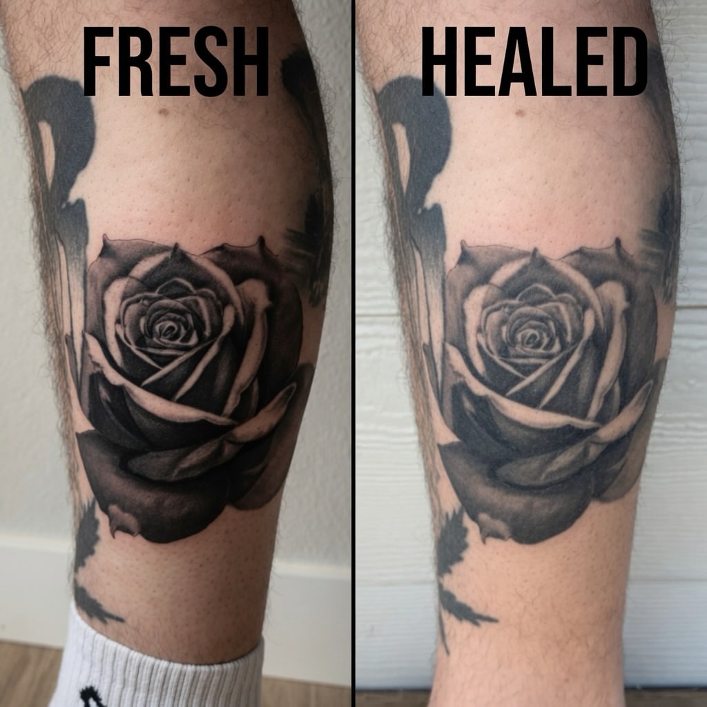 Rose realism tattoo on the forearm by Jacob - Tattoo Artist