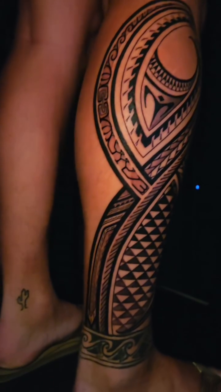 Tattoo by @hi_inkd — tribal, blackwork