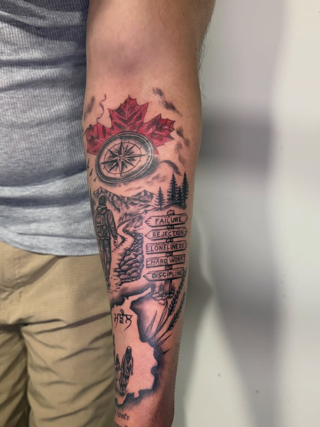 Tattoo by @dilpreet_tattoos — realism, black_and_grey