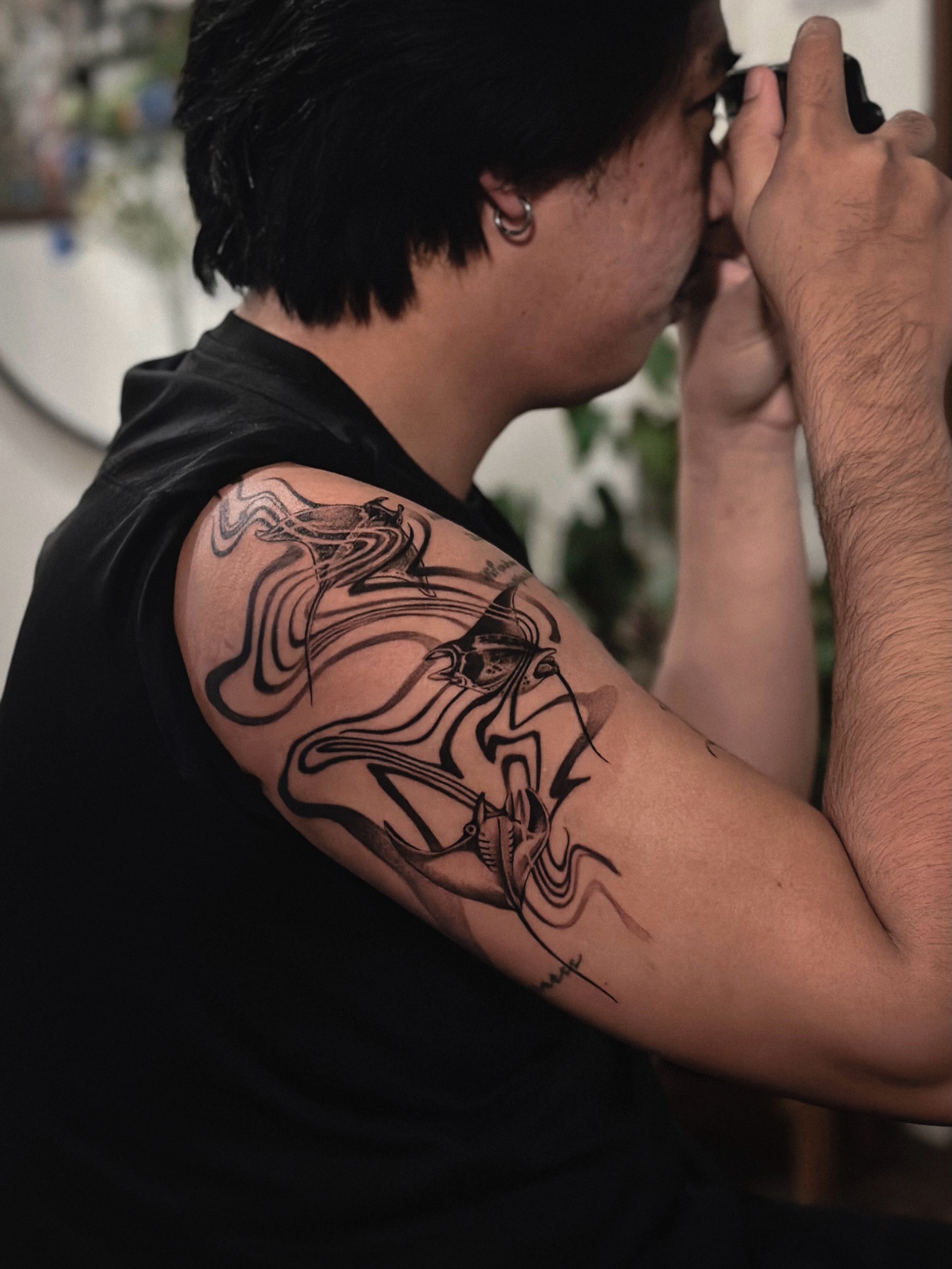 Tattoo by @noir_ink.tattookorat — black_and_grey